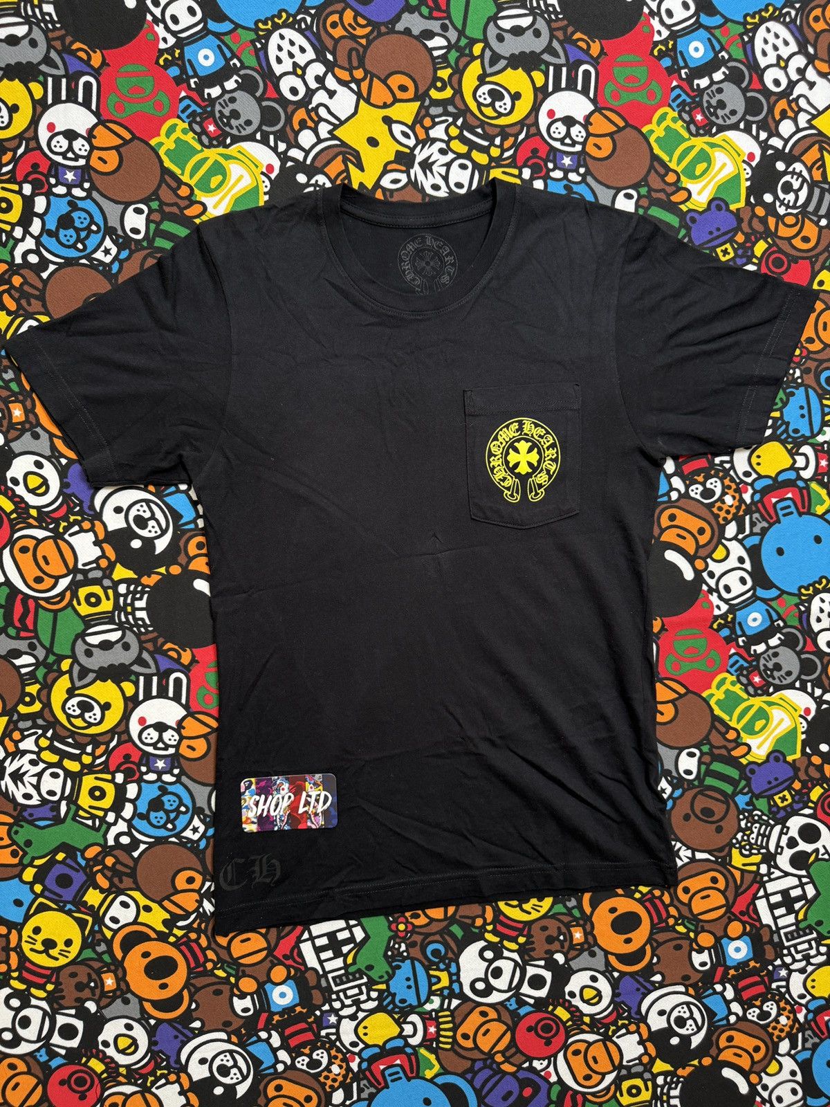 Chrome Hearts Chrome Hearts Yellow Made In Hollywood Logo Tee Size US S / EU 44-46 / 1 - 3 Thumbnail