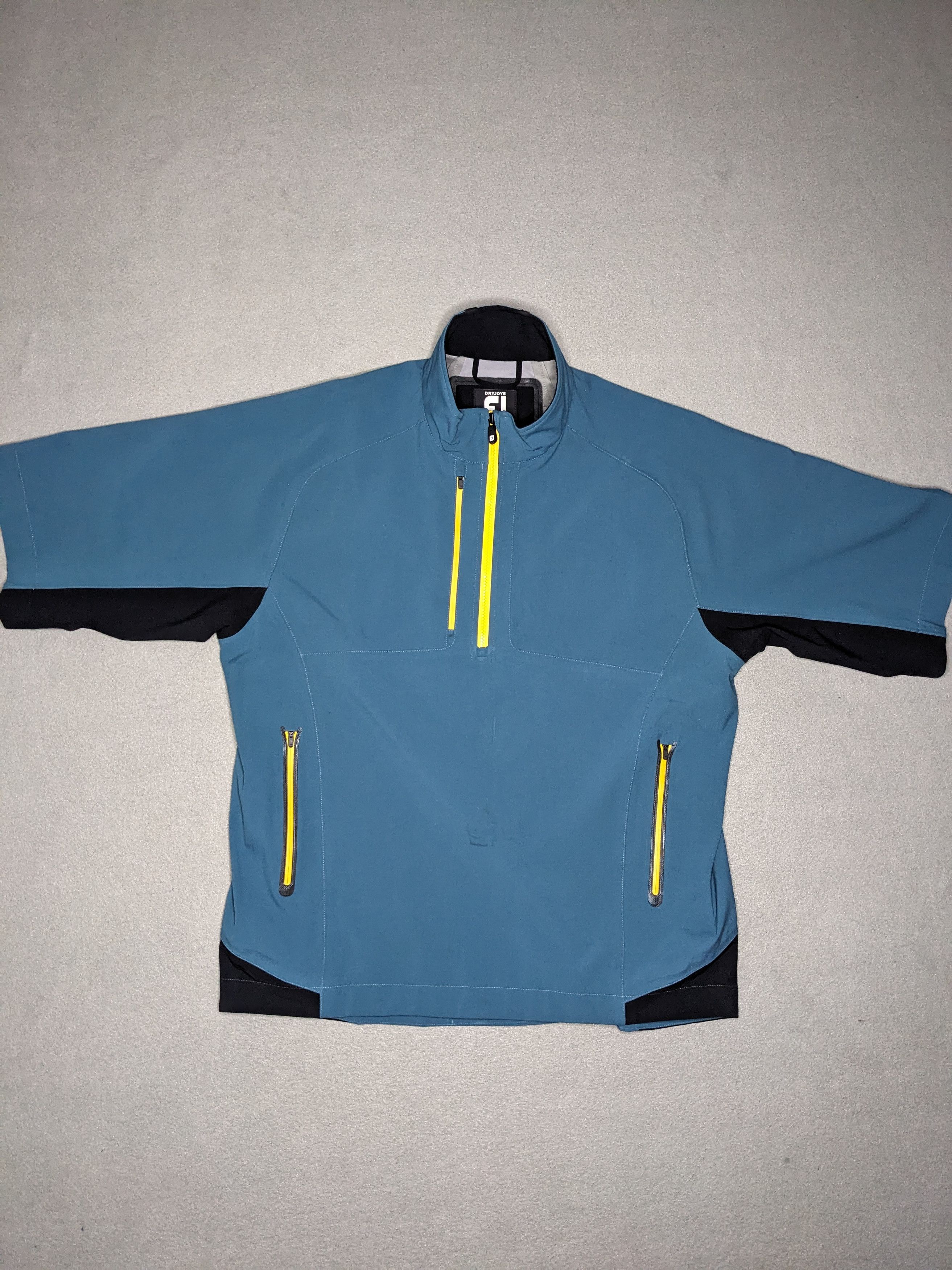 Footjoy Footjoy Dryjoys Tour XP 1/4 Zip Short Sleeve Golf Jacket Size US M / EU 48-50 / 2 - 1 Thumbnail