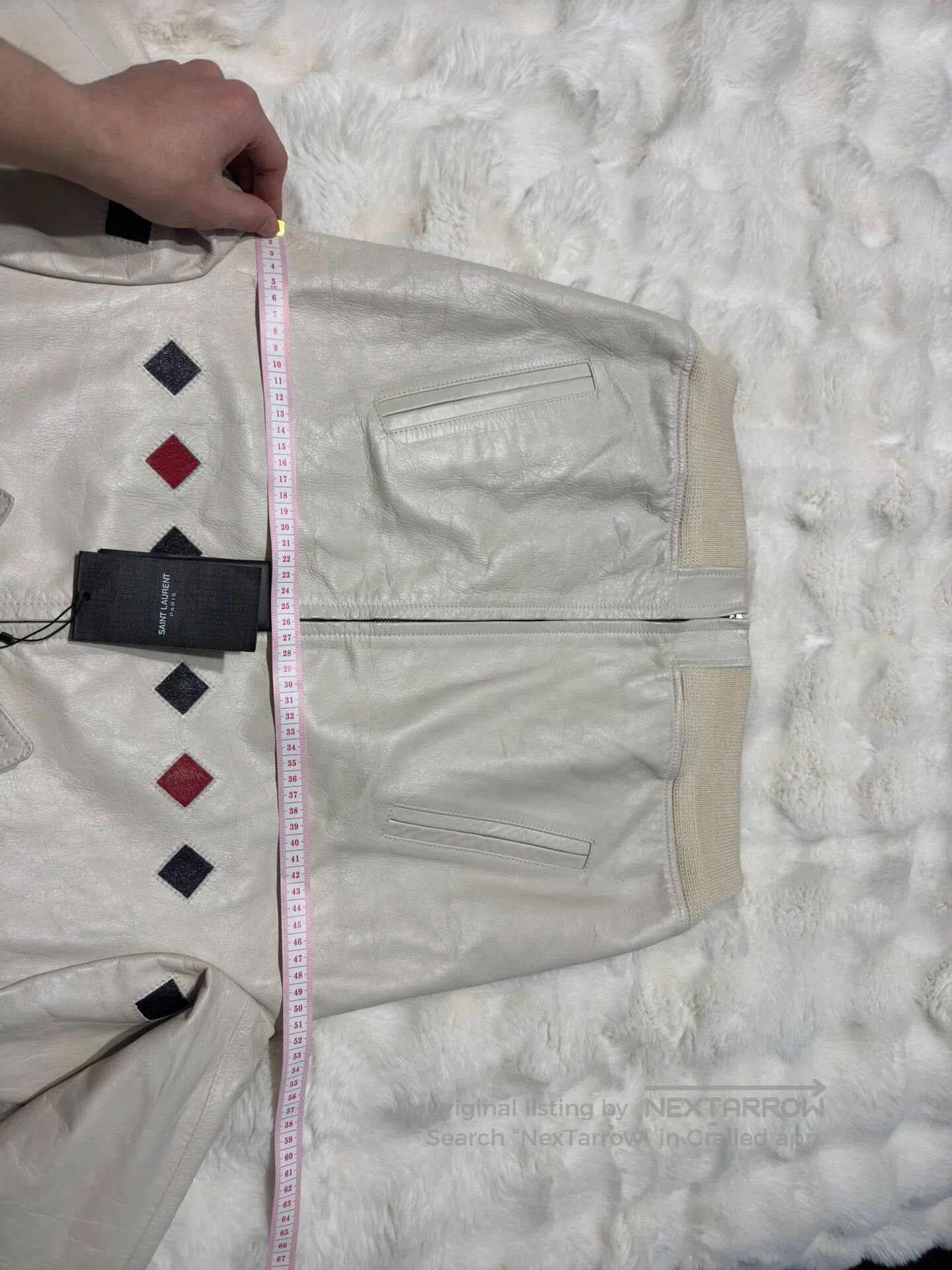 Saint Laurent Paris Saint Laurent Paris Distressed leather jacket| Size US M / EU 48-50 / 2 - 9 Thumbnail