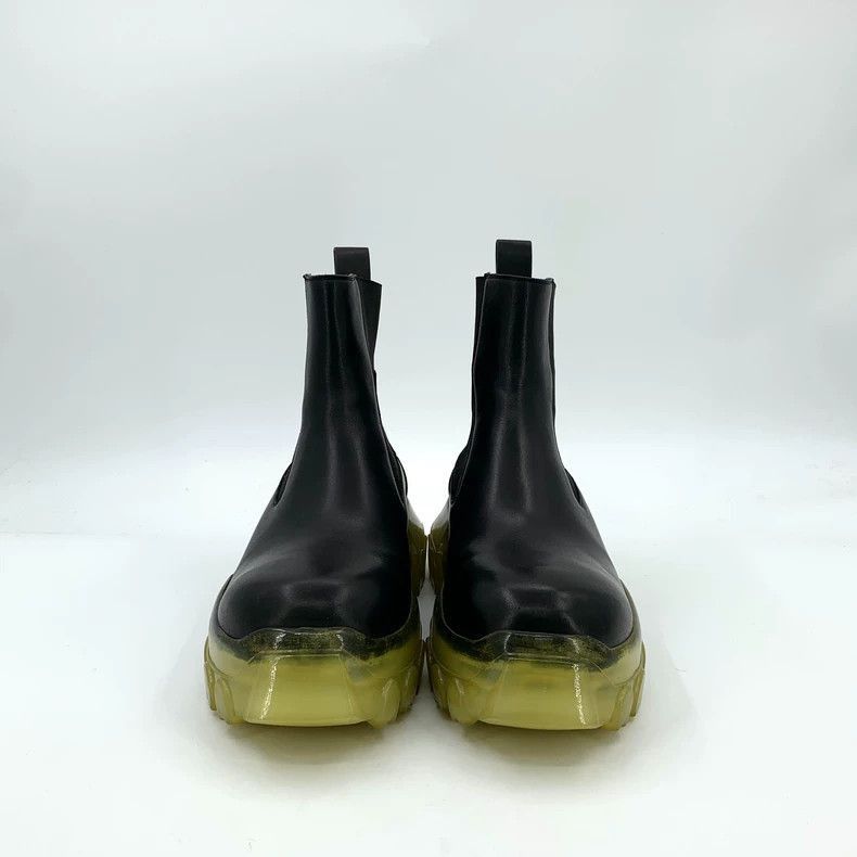 Rick Owens Rick Owens Black Leather Chunky Chelsea Boots-2508 Size US 10 / EU 43 - 3 Thumbnail