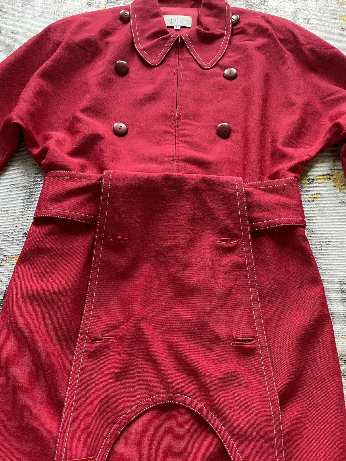 Christian Dior Monsieur Miss Dior by Christian Dior Red Dress Size M / US 6-8 / IT 42-44 - 5 Thumbnail