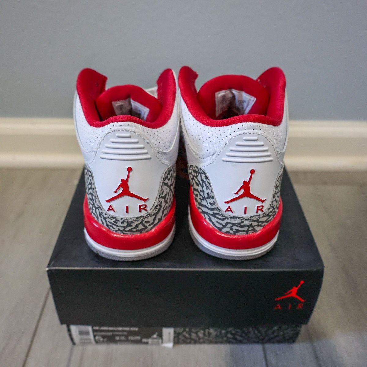 Jordan Brand Air Jordan 3 “Cardinal Red” GS Size 5 Size US 5 / EU 37 - 3 Thumbnail