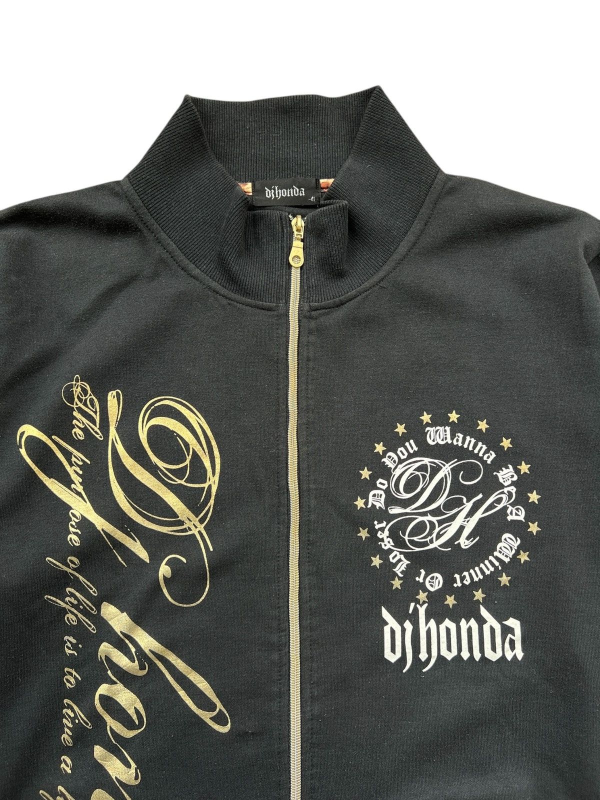 Japanese Brand 2000s Dj Honda Tracksuit Bomber Jacket Japanese Brand Size US L / EU 52-54 / 3 - 3 Thumbnail