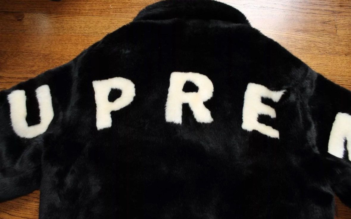 Supreme Supreme black bomber faux fur fw17 Size US M / EU 48-50 / 2 - 3 Thumbnail