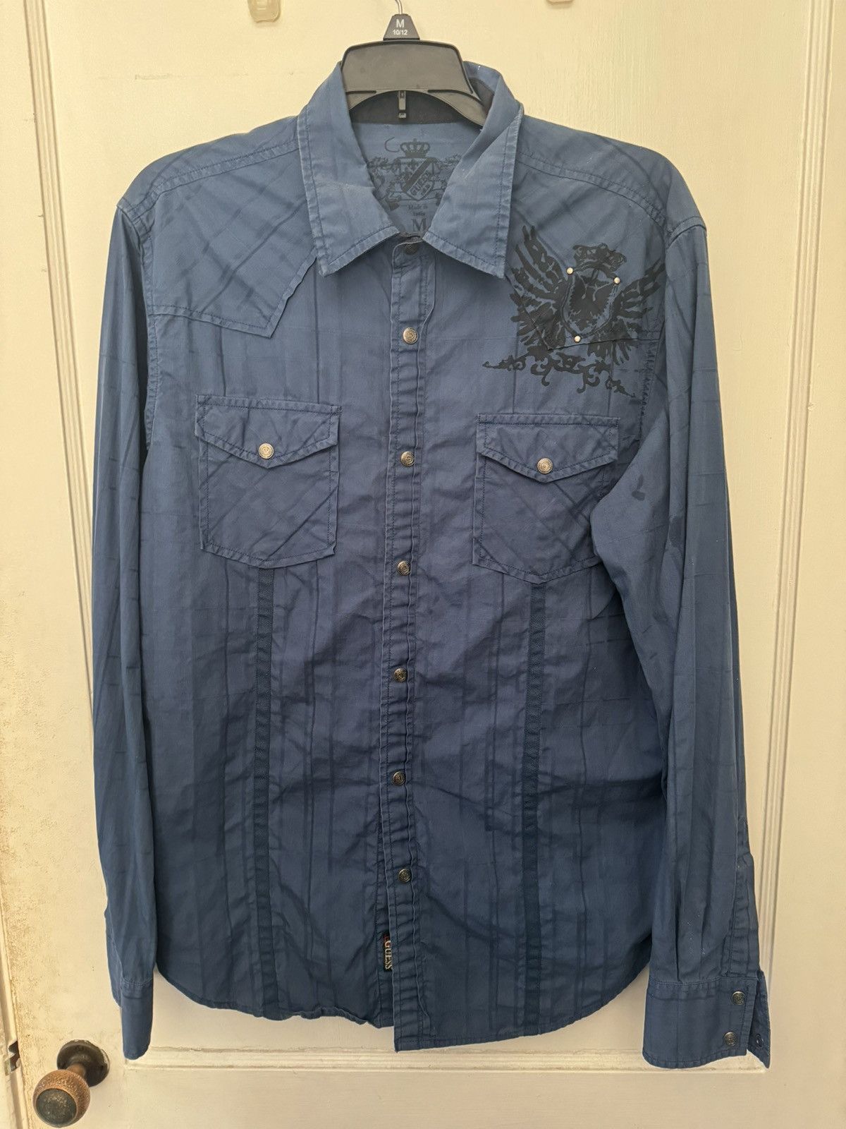 Coach × Vintage Y2K Blue coach vintage button up Size US M / EU 48-50 / 2 - 1 Thumbnail