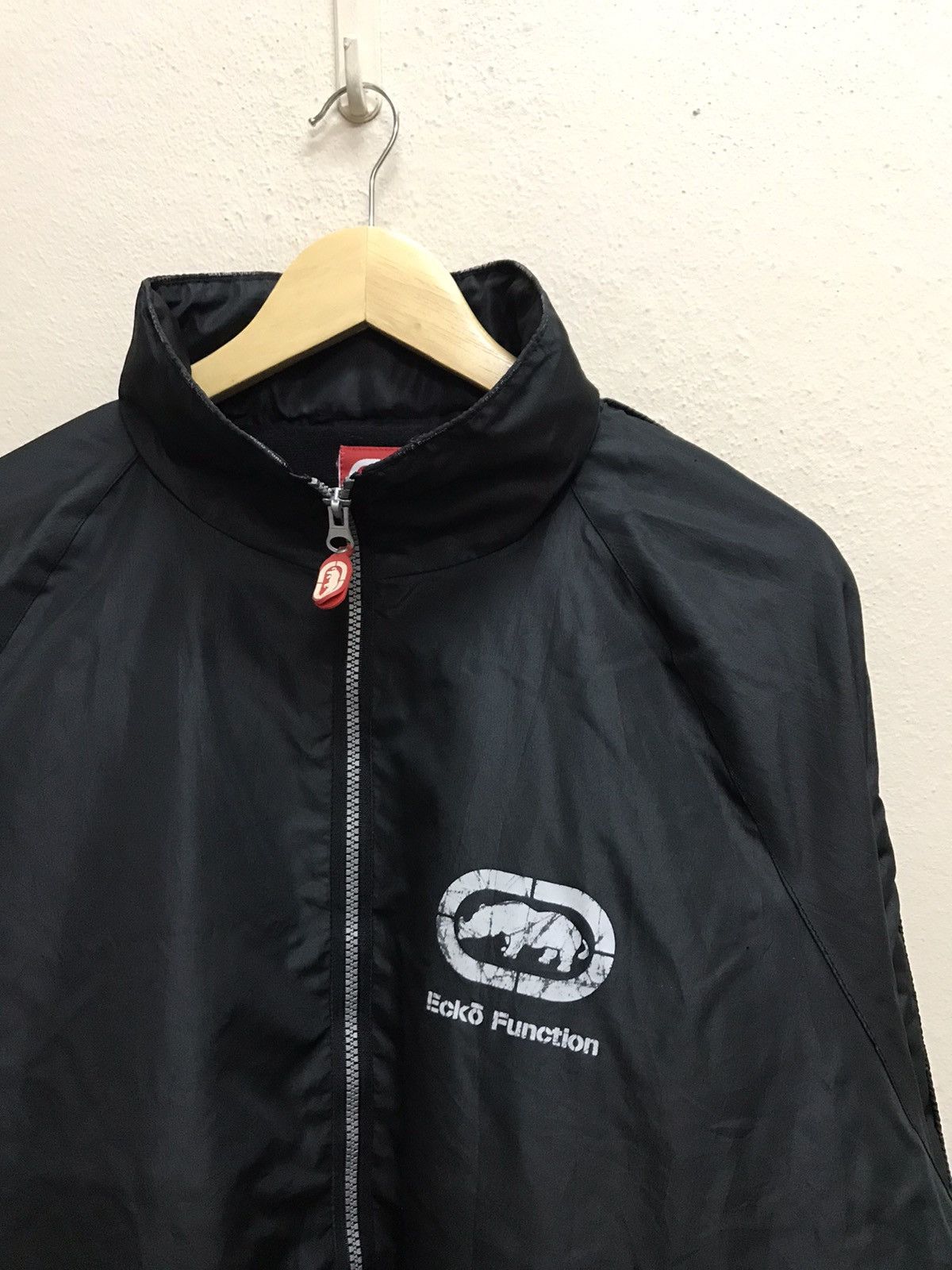 Ecko Unltd. × JNCO × Vintage Vintage Ecko Function Backhit Biglogo Windbreaker Jacket Size US XL / EU 56 / 4 - 17 Thumbnail