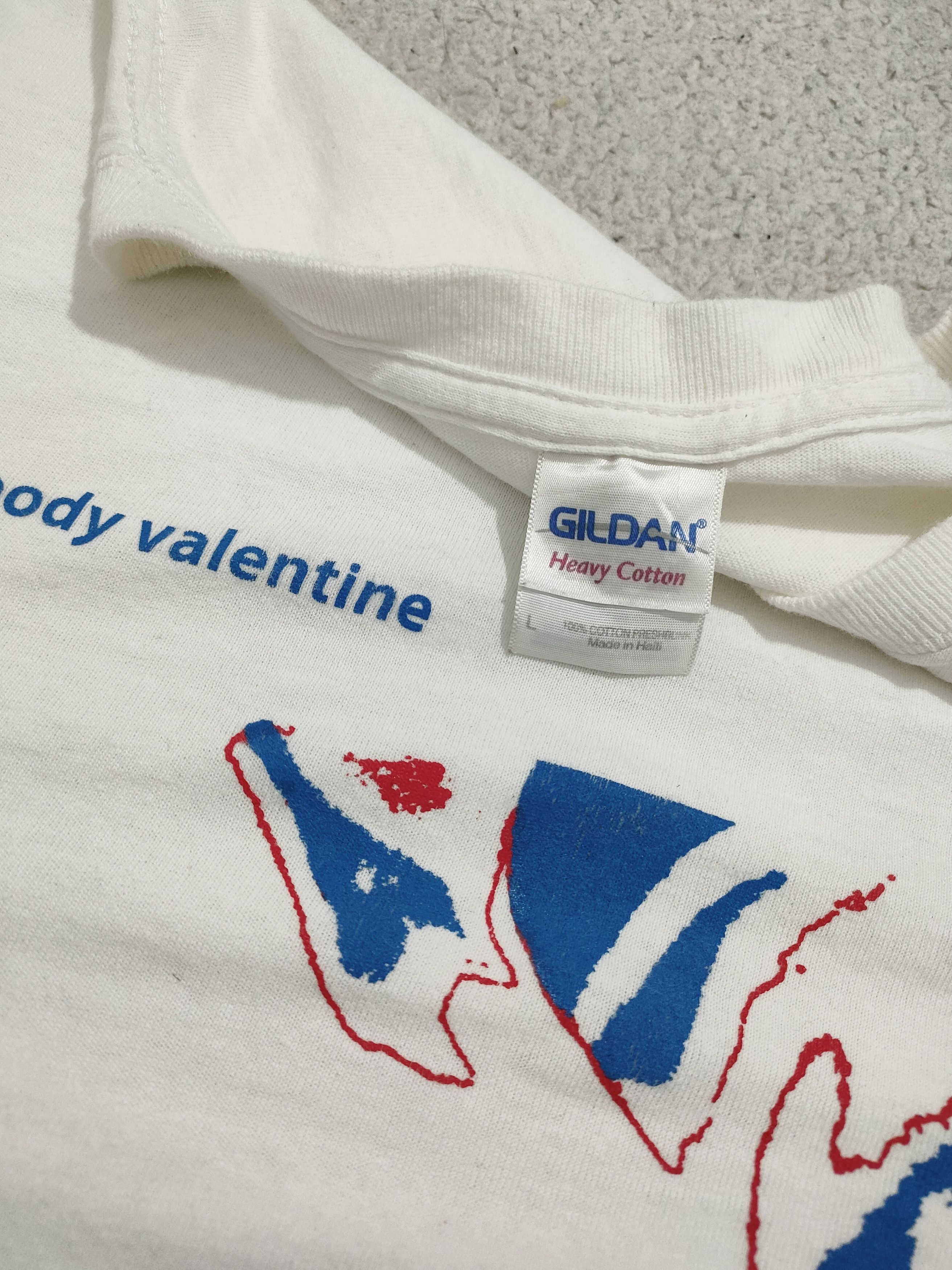 Band Tees Mid 00s MY BLOODY VALENTINE GLIDER LS T-Shirt Shoegaze Size US L / EU 52-54 / 3 - 5 Thumbnail