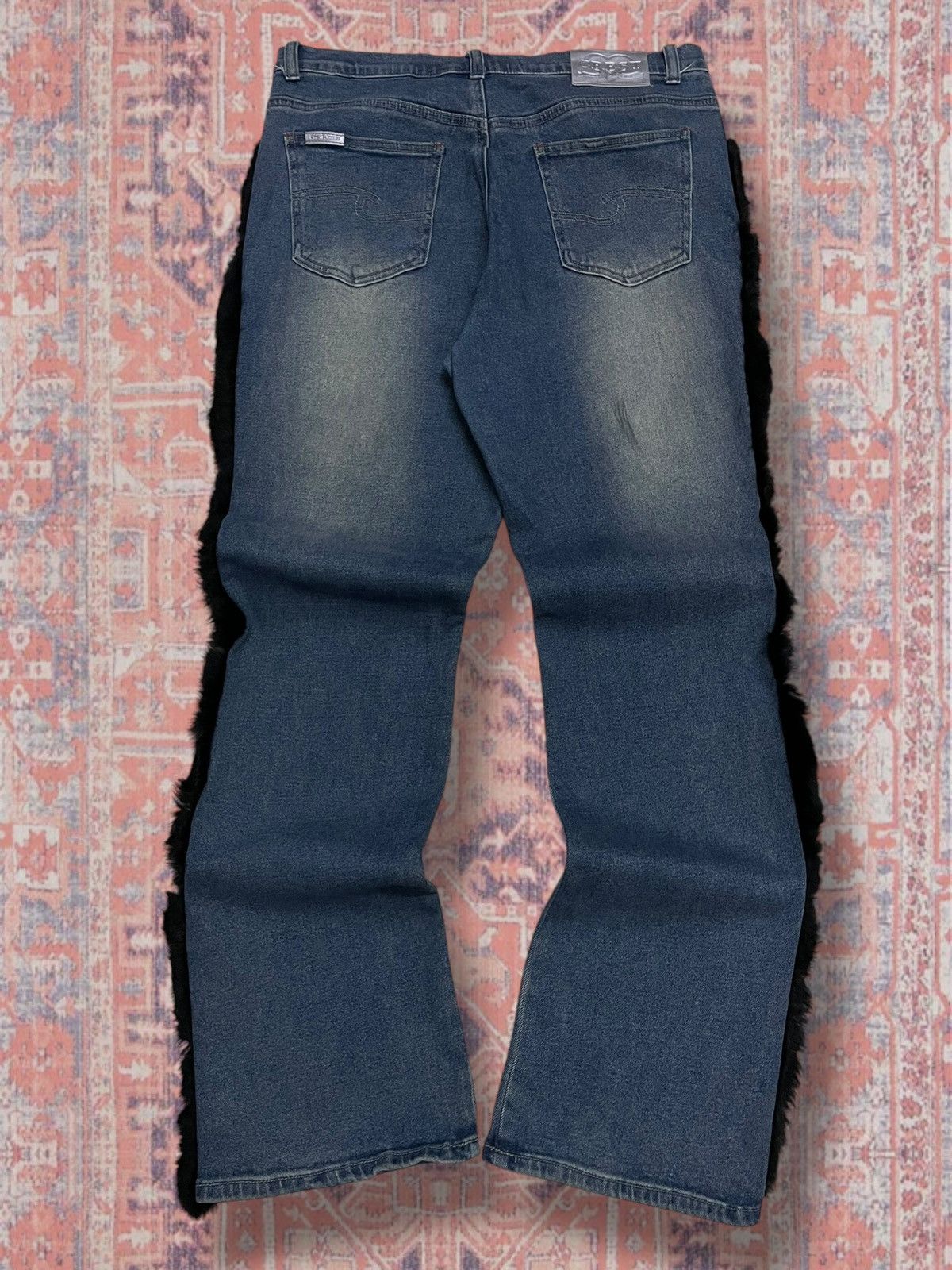 Hysteric Glamour Vintage 1990s Designer Japan Rare Chest Fur Adore Denim Size US 32 / EU 48 - 8 Thumbnail