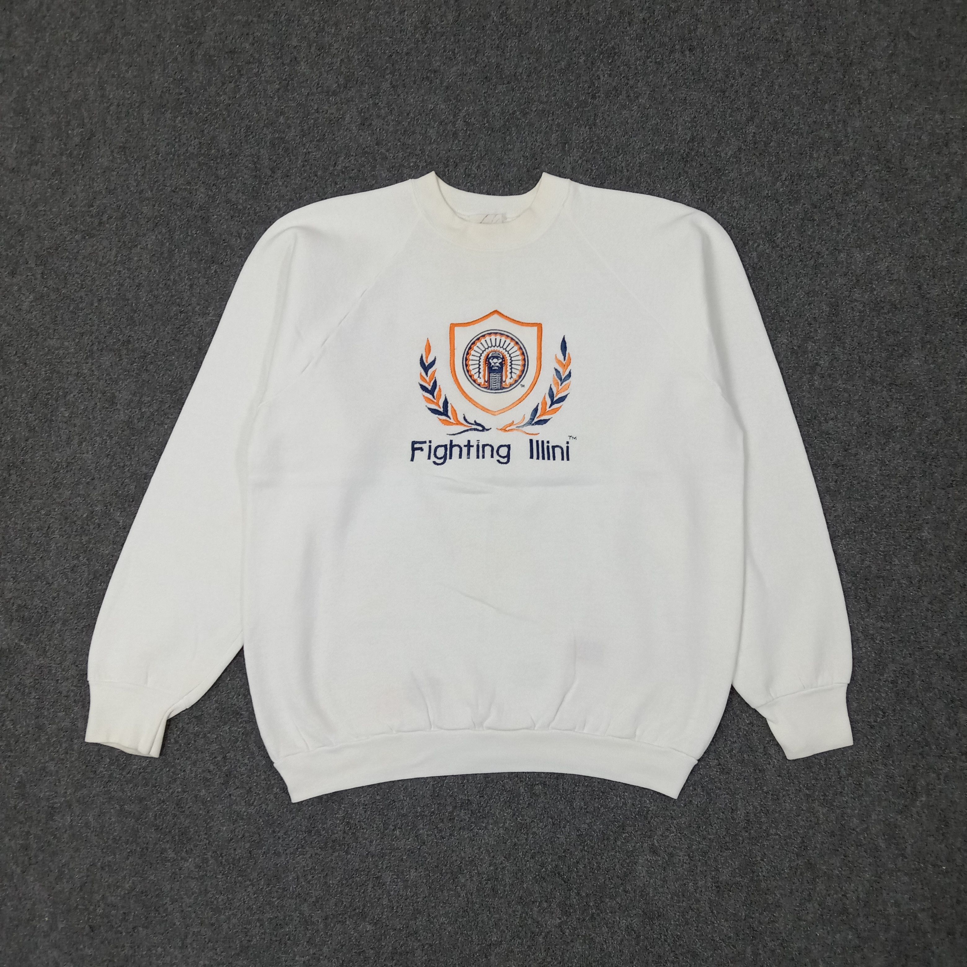 NBA Vintage Fighting Illini Basketball Team Sweatshirt Size US L / EU 52-54 / 3 - 1 Thumbnail
