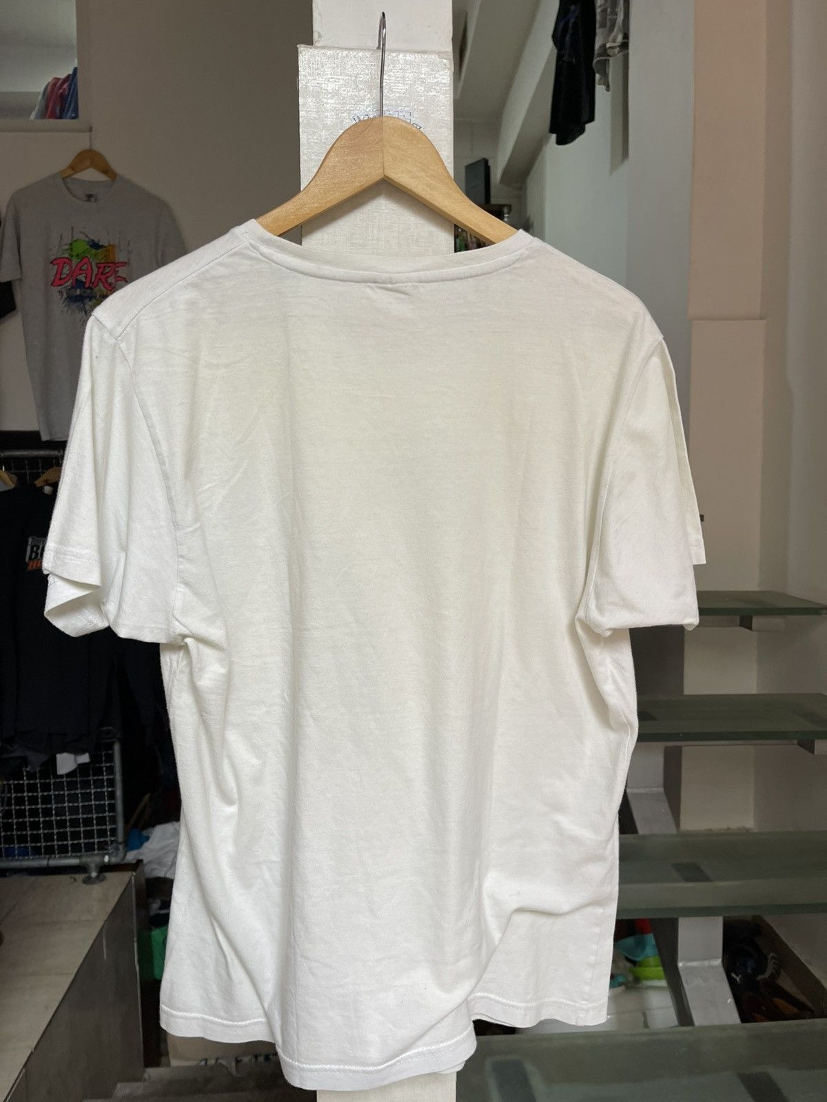 Vintage Vintage Christy Turlington topless t shirt 90s Size US L / EU 52-54 / 3 - 3 Thumbnail