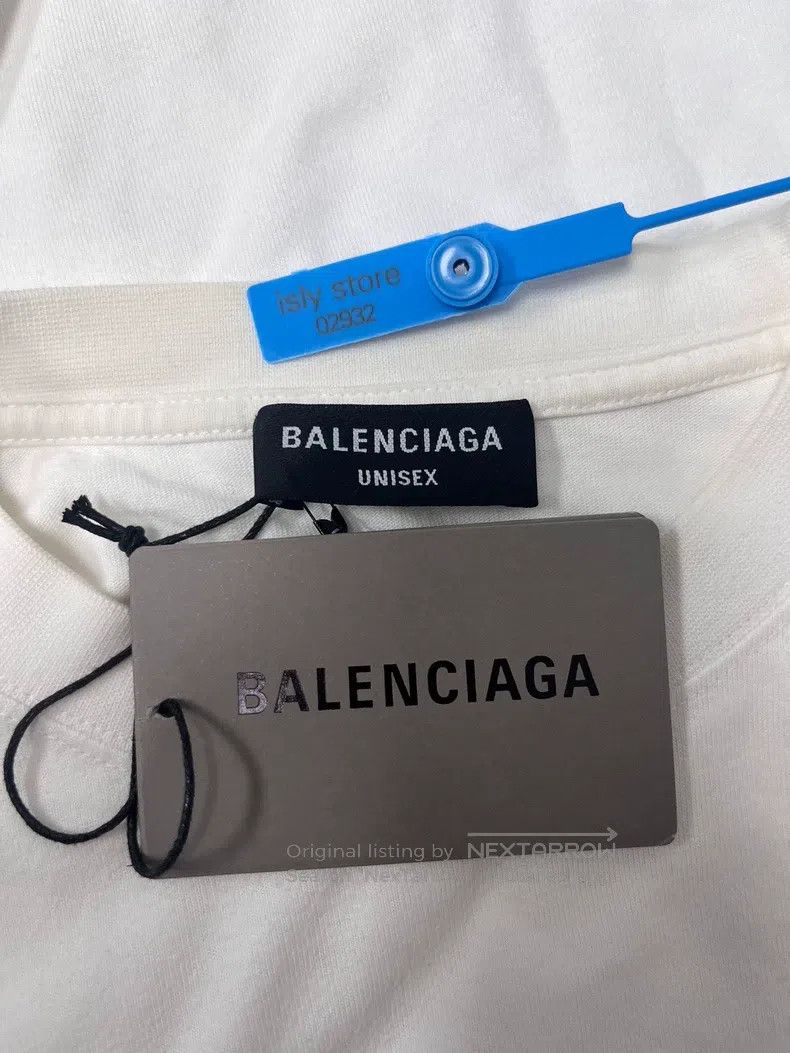 Balenciaga Balenciaga Printed Logo Round Neck Short Sleeve Raglan Sle Size XS / US 0-2 / IT 36-38 - 5 Thumbnail