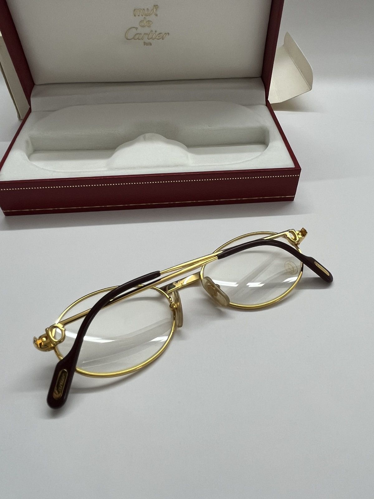 Cartier × Vintage Cartier Saint-Honoré vintage eyeglasses full set included Size ONE SIZE - 7 Thumbnail