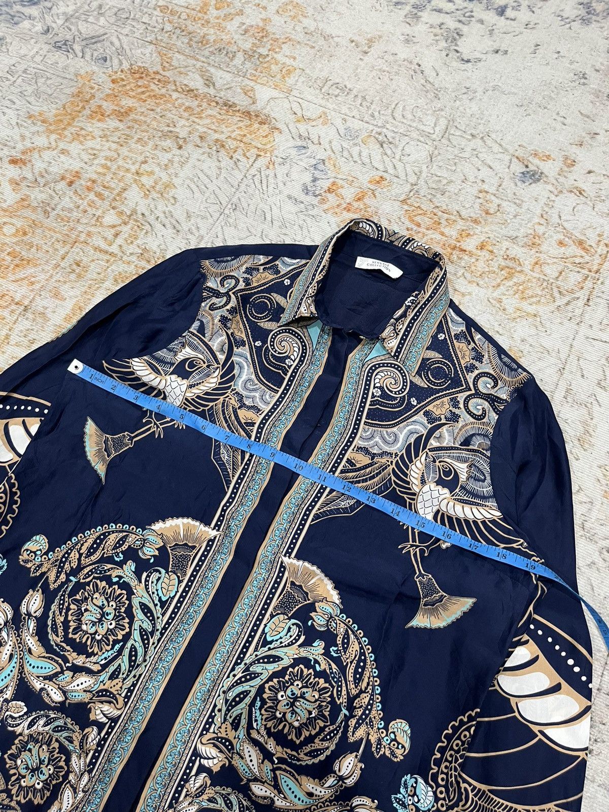 Versace Rare‼️ Versace Collection Barocco Print 100% Silk Size US S / EU 44-46 / 1 - 10 Thumbnail
