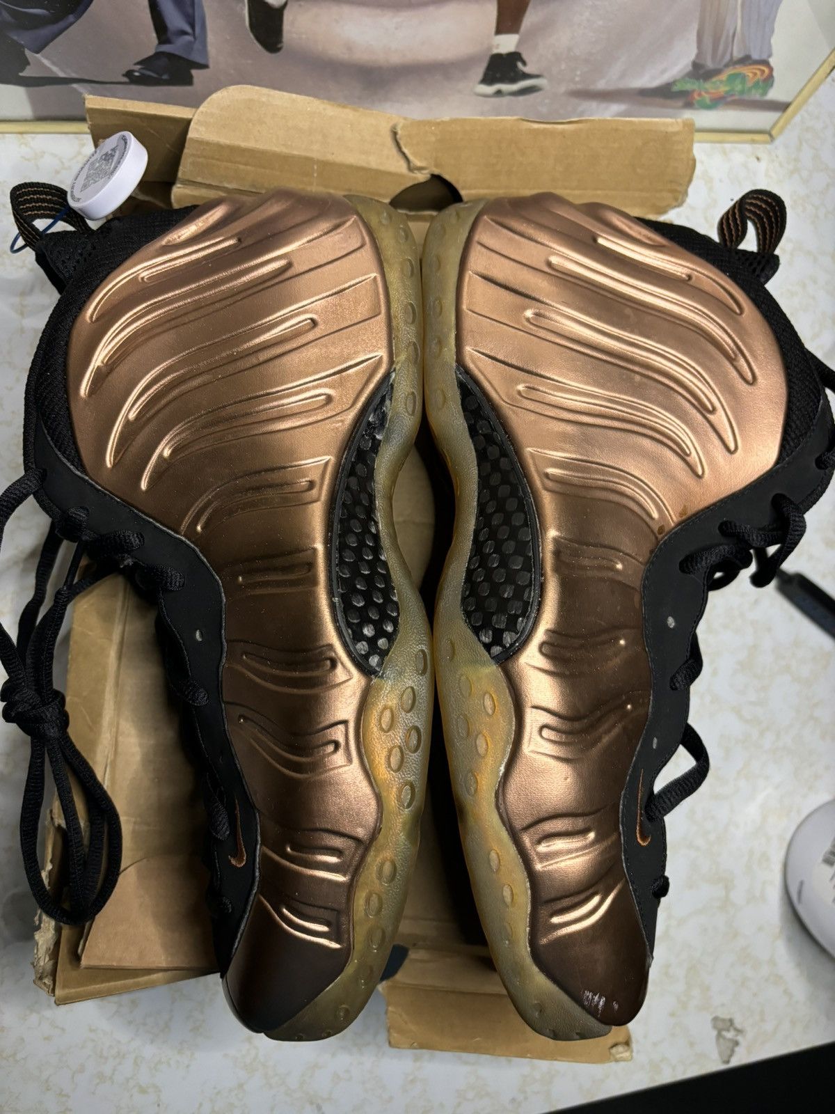 Jordan Brand Nike Foamposite ‘copper’ Size US 11 / EU 44 - 4 Thumbnail