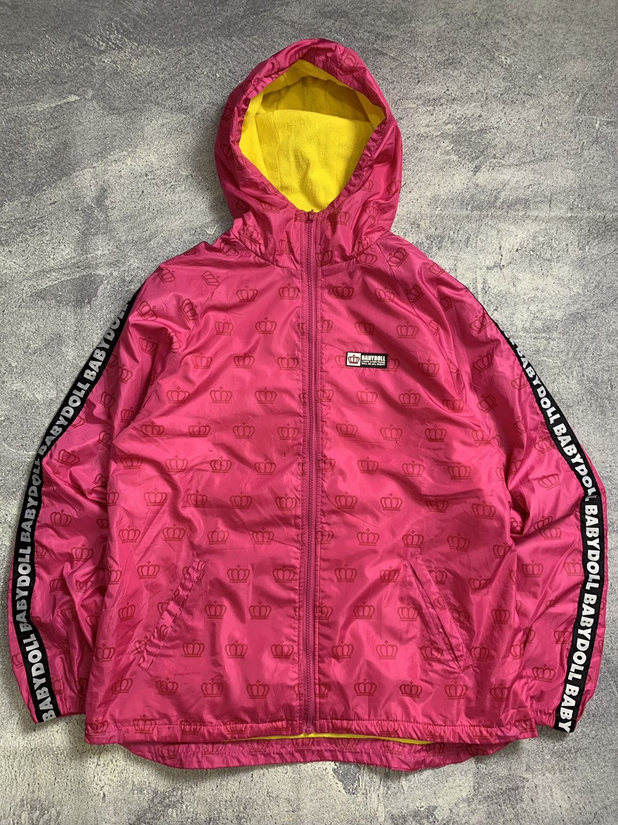 Japanese Brand × Vintage Vintage Spillout Fullprint 'Baby Doll' Windbreaker Jacket Size US L / EU 52-54 / 3 - 1 Thumbnail