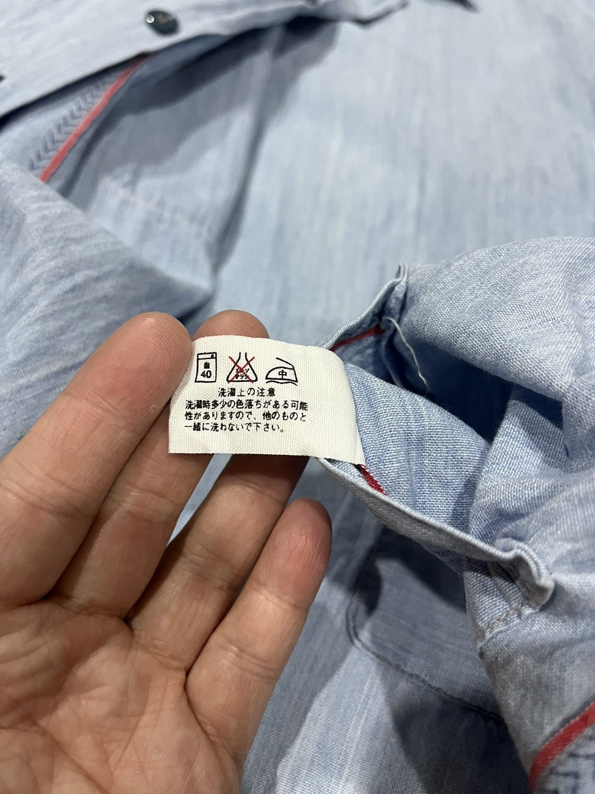Blue Blue Japan Blue Blue Japan Arigato Selvedge Chambray USN Shirt Size US M / EU 48-50 / 2 - 9 Thumbnail