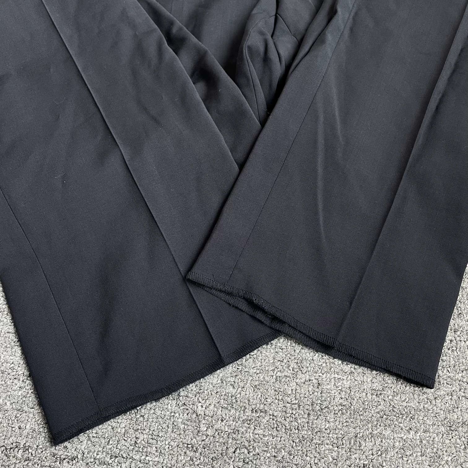 Fendi Fendi 19FW black wool tailored trousers 44 hemmed Size US 29 - 3 Thumbnail