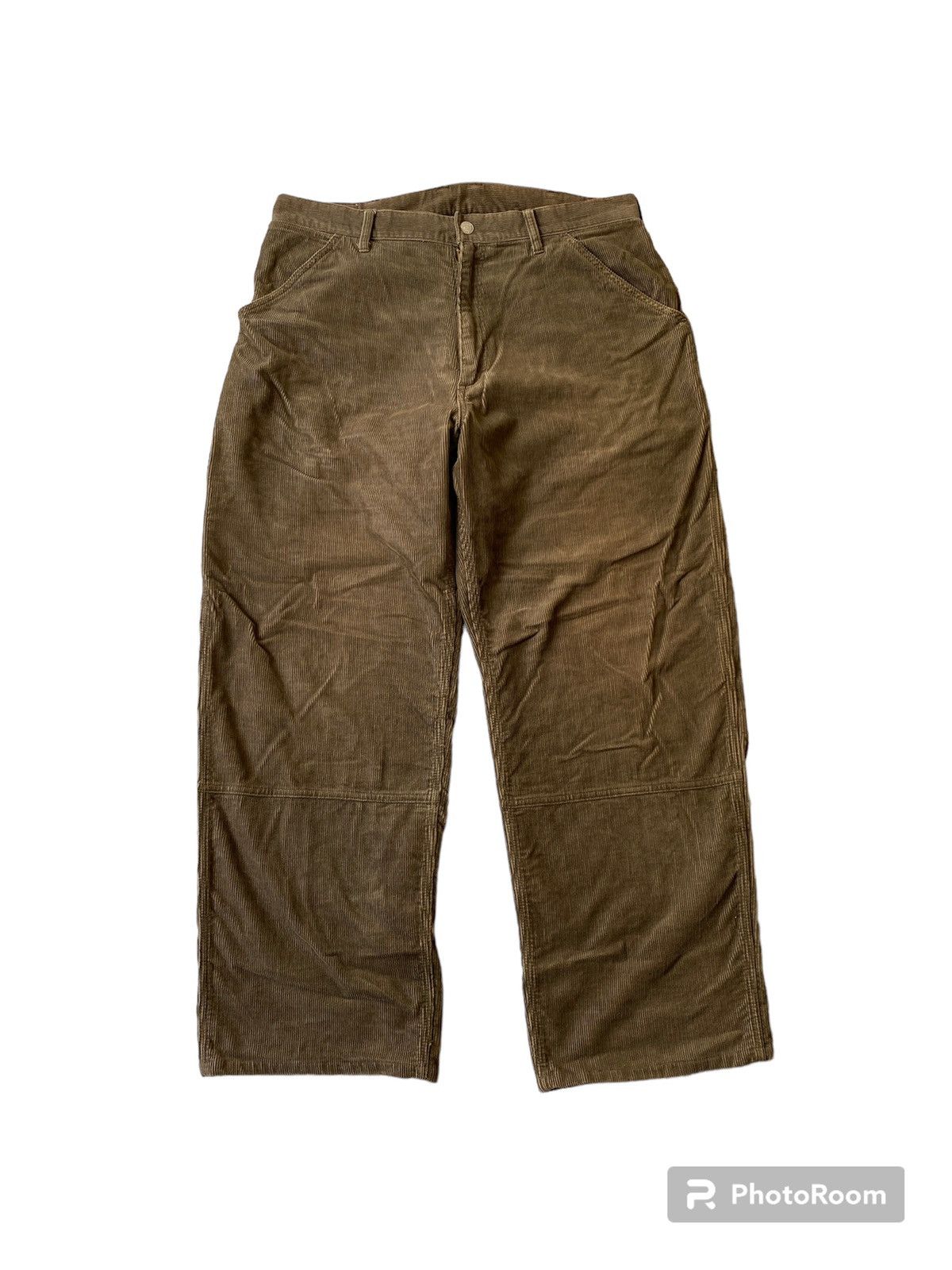Japanese Brand MackDaddy Japan Streetwear Baggy Carpenter Corduroy Pant Size US 34 / EU 50 - 1 Thumbnail