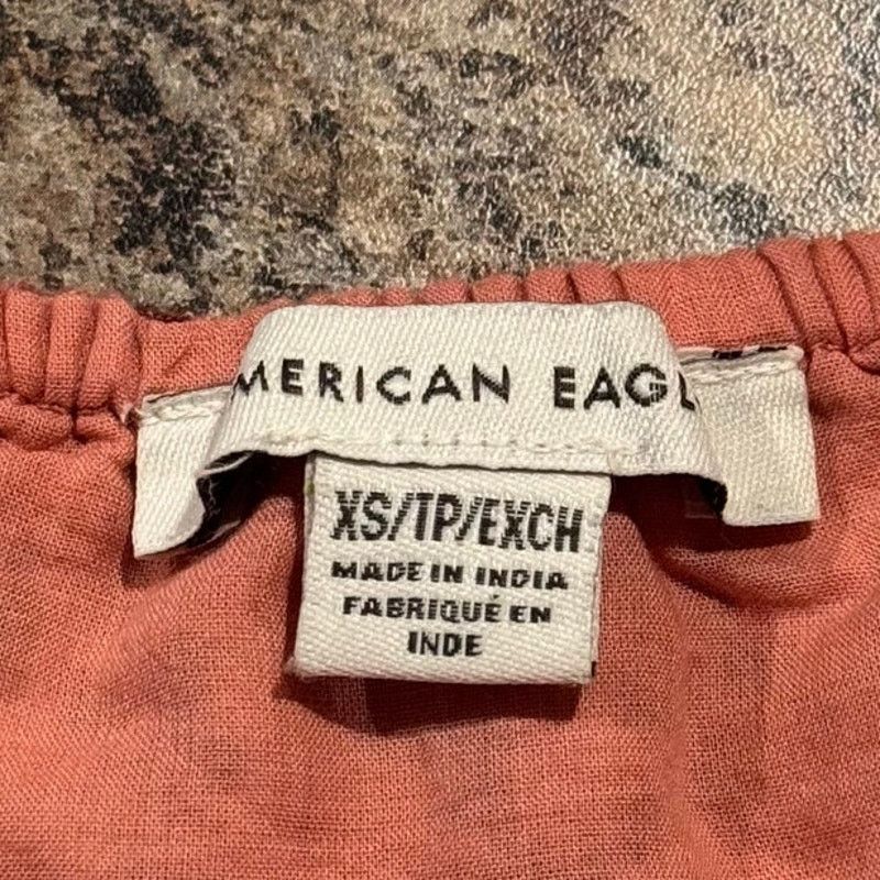 American Eagle Outfitters American Eagle Crop Top Boho Festival Floral Cottagecore XS Size XS / US 0-2 / IT 36-38 - 3 Thumbnail