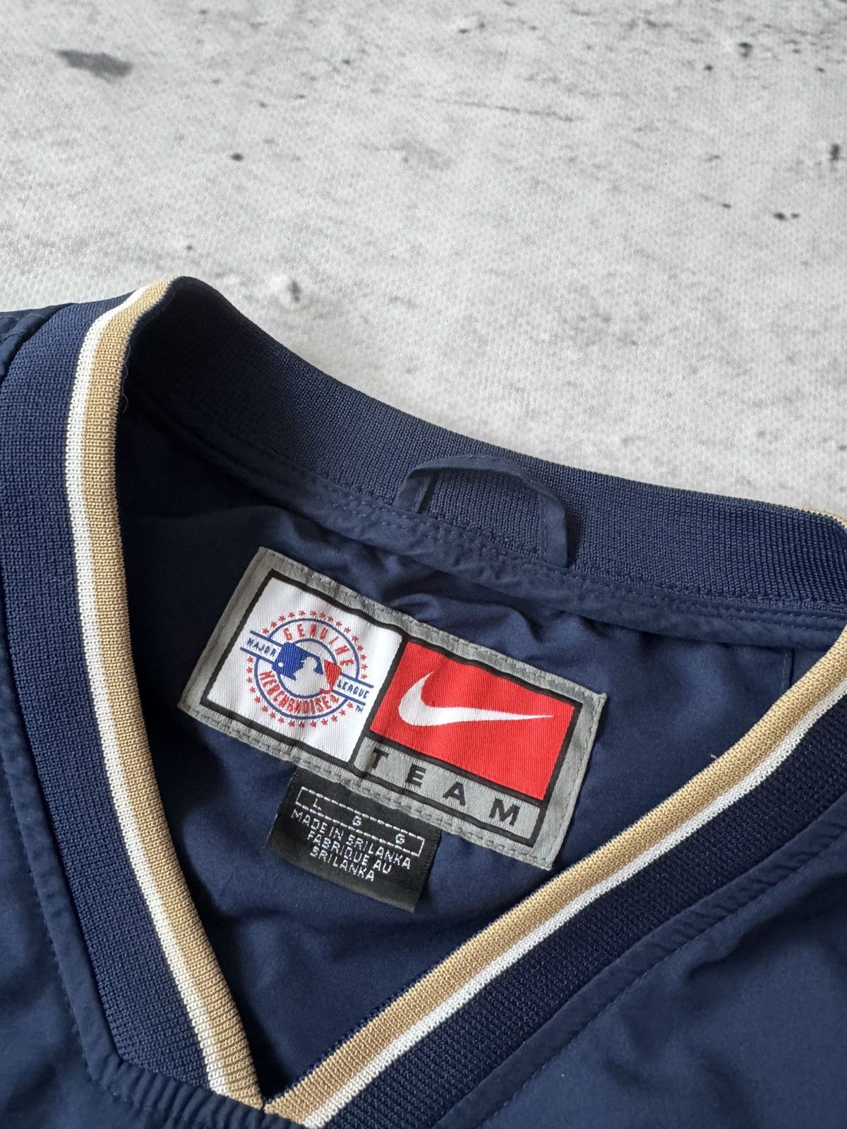 Nike × Vintage NIKE ALL STARS GAME VINTAGE 00s y2k BAGGY NYLON SWEATSHIRT Size US L / EU 52-54 / 3 - 7 Thumbnail