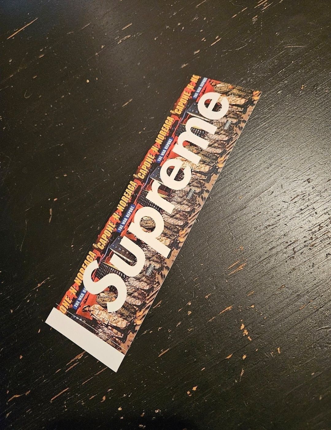 Supreme Supreme Capone N Noreaga Box Logo Sticker CNN FW16 | Grailed