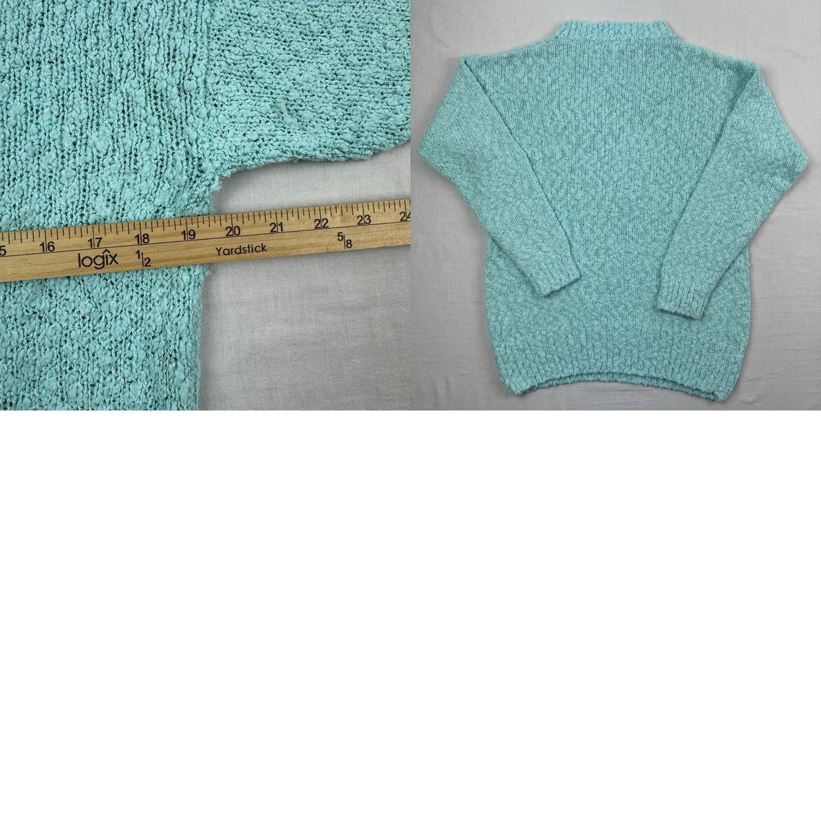 Vintage VINTAGE Retrospective Sweater Women M Blue Preppy 1980s Knit Pullover Casual Womens Medium Blue Preppy 80s Sweater Size M / US 6-8 / IT 42-44 - 8 Thumbnail