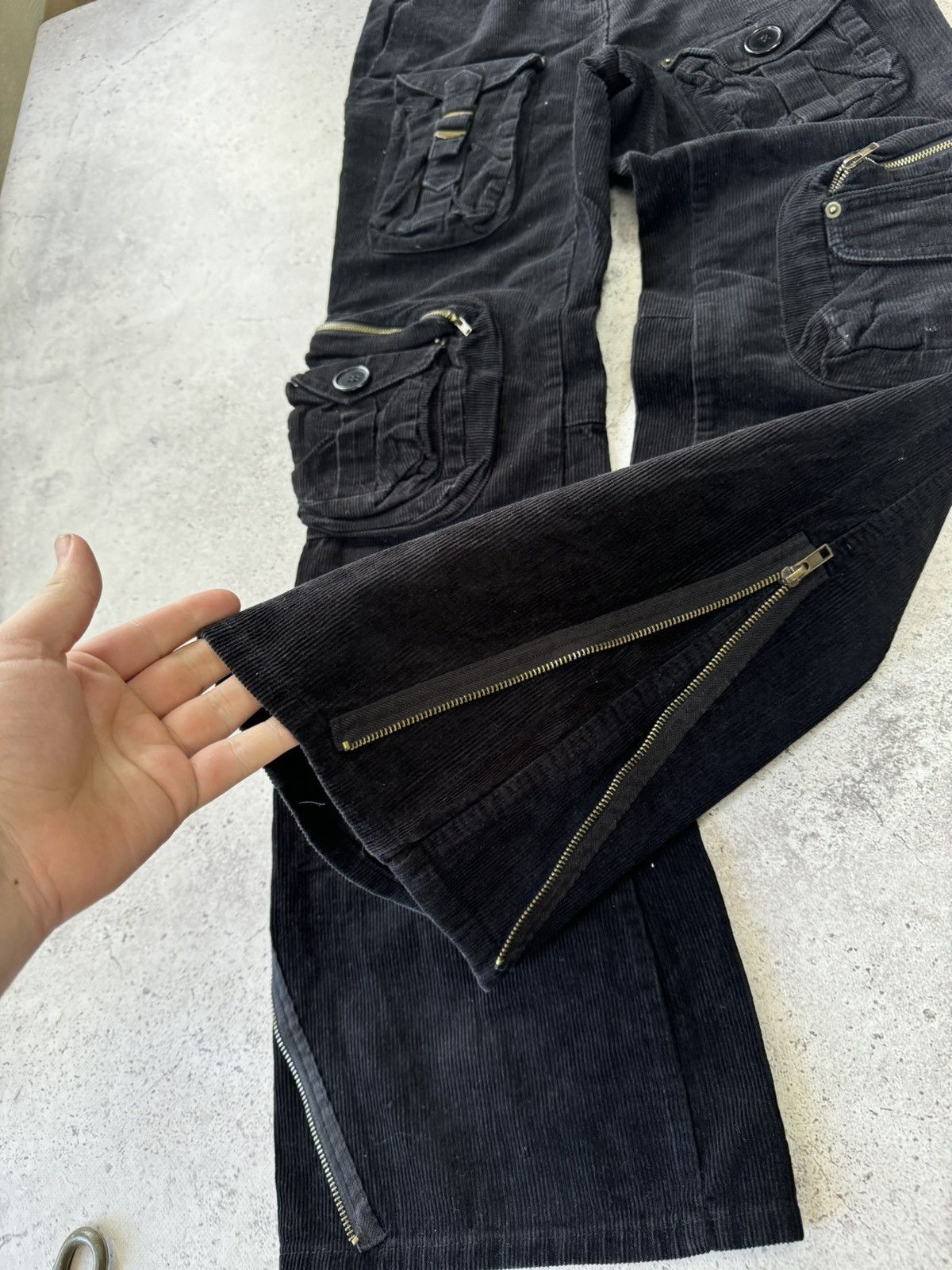 Junya Watanabe × Le Grande Bleu (L.G.B.) Vintage Flare Corduroy Junya Watanabe Style Pants Size 28" / US 6 / IT 42 - 4 Thumbnail