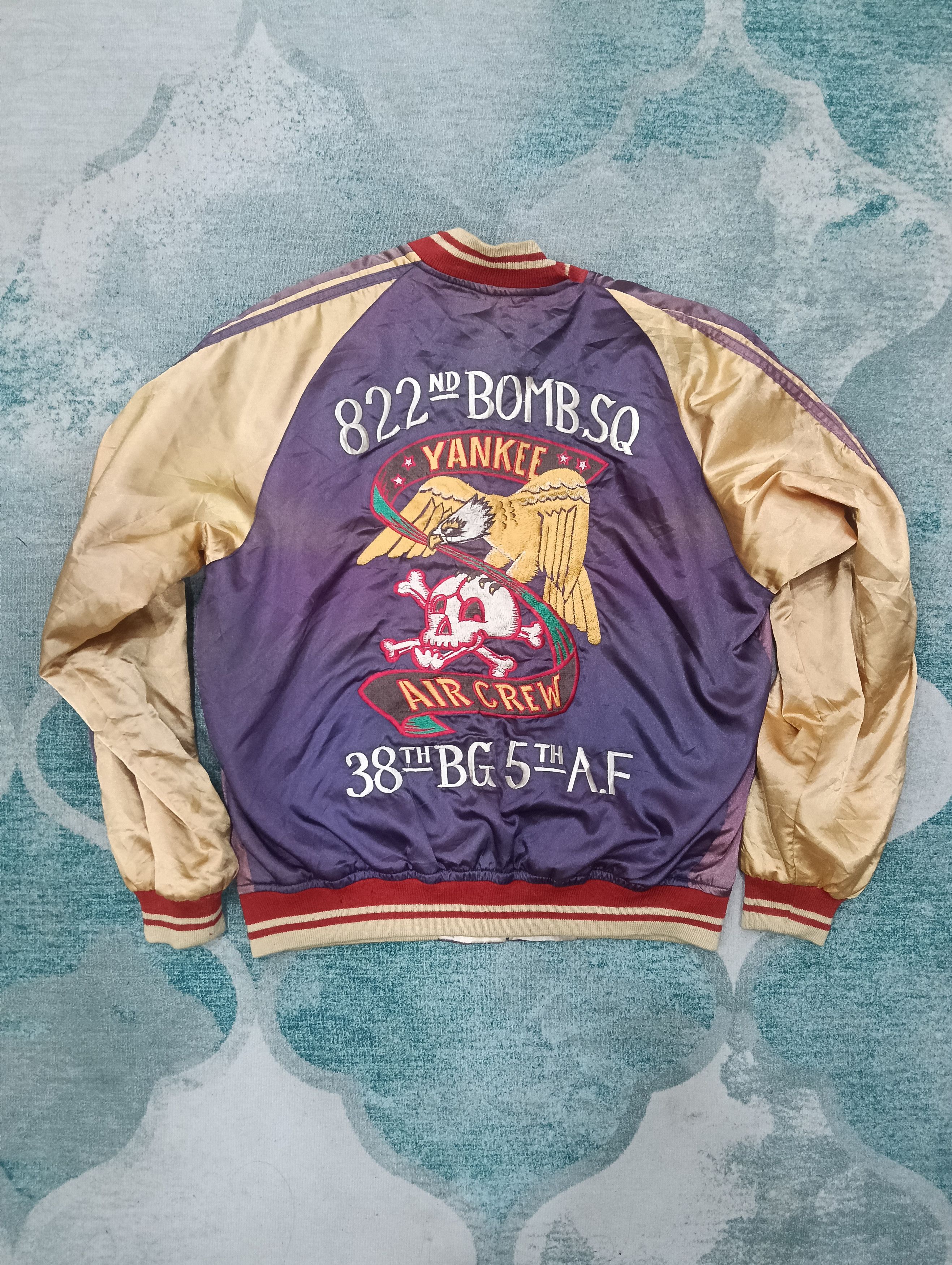 Japanese Brand × Vintage Vintage Sukajan Riversible Jacket Size US L / EU 52-54 / 3 - 3 Thumbnail