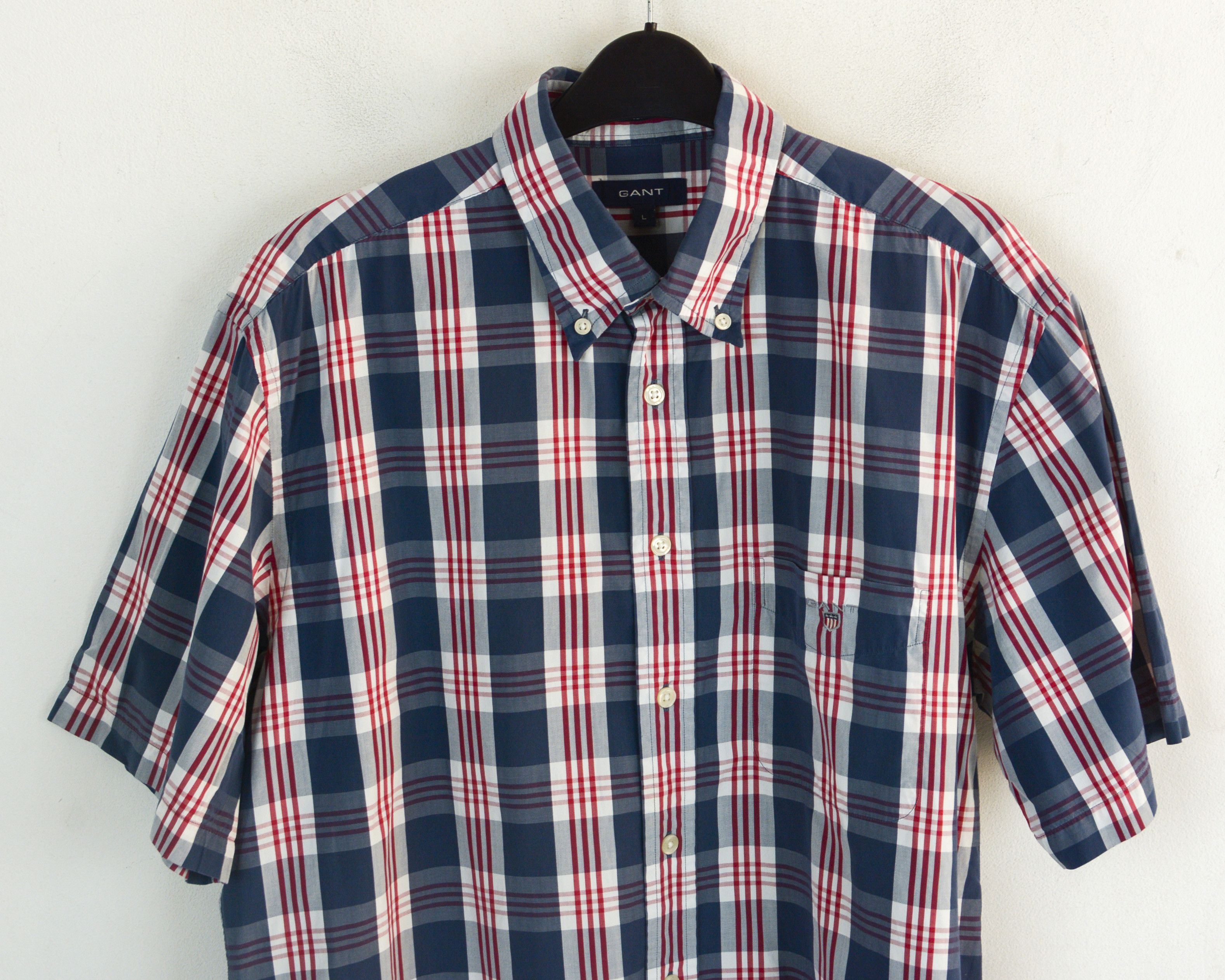 Gant GANT L Regular Fit Casual Shirt Button Up Short Sleeve Size US L / EU 52-54 / 3 - 2 Thumbnail