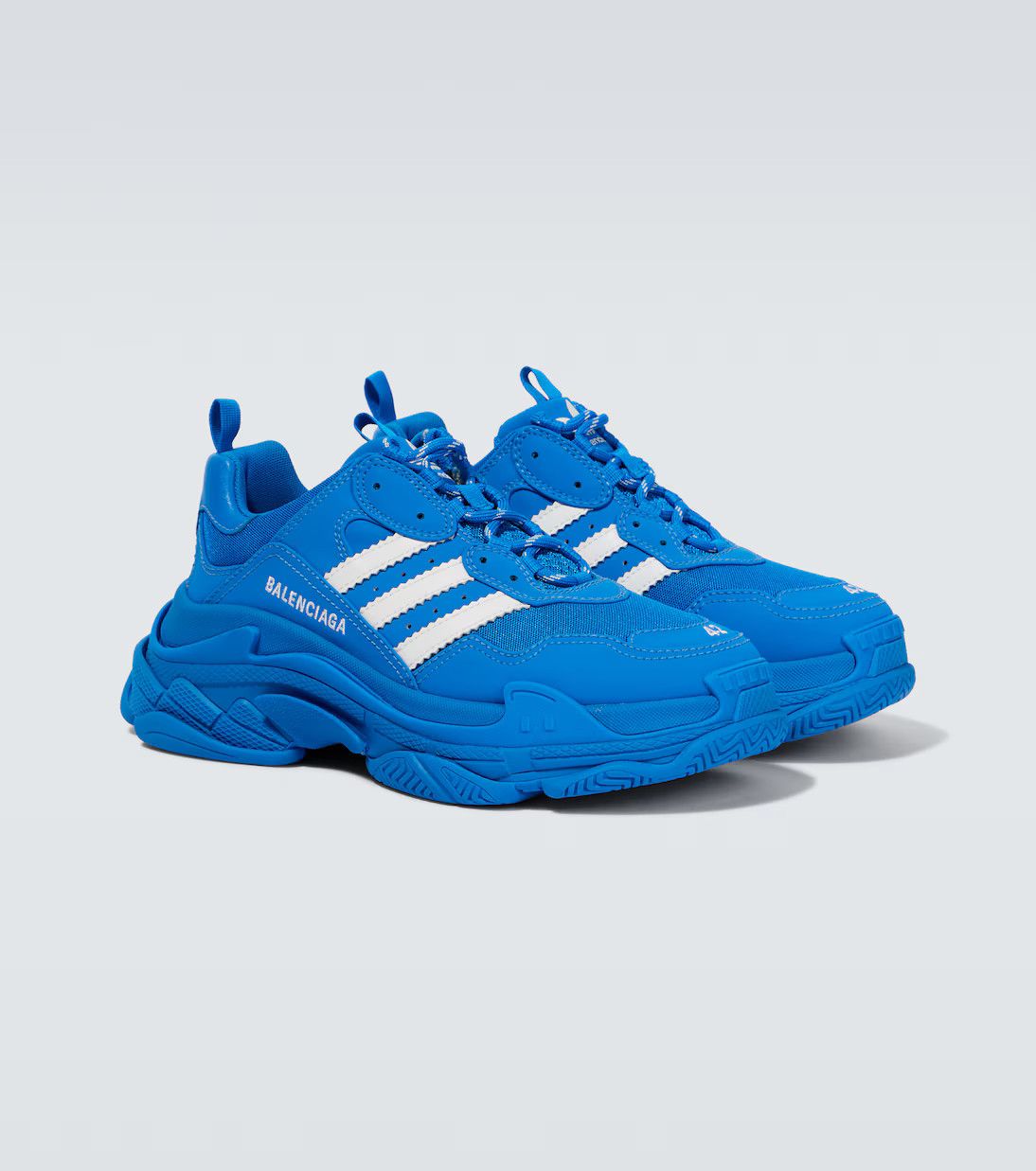 Balenciaga o1la1rc1a0724 Triple S Sneaker in Blue/White Size US 9 / EU 42 - 5 Thumbnail