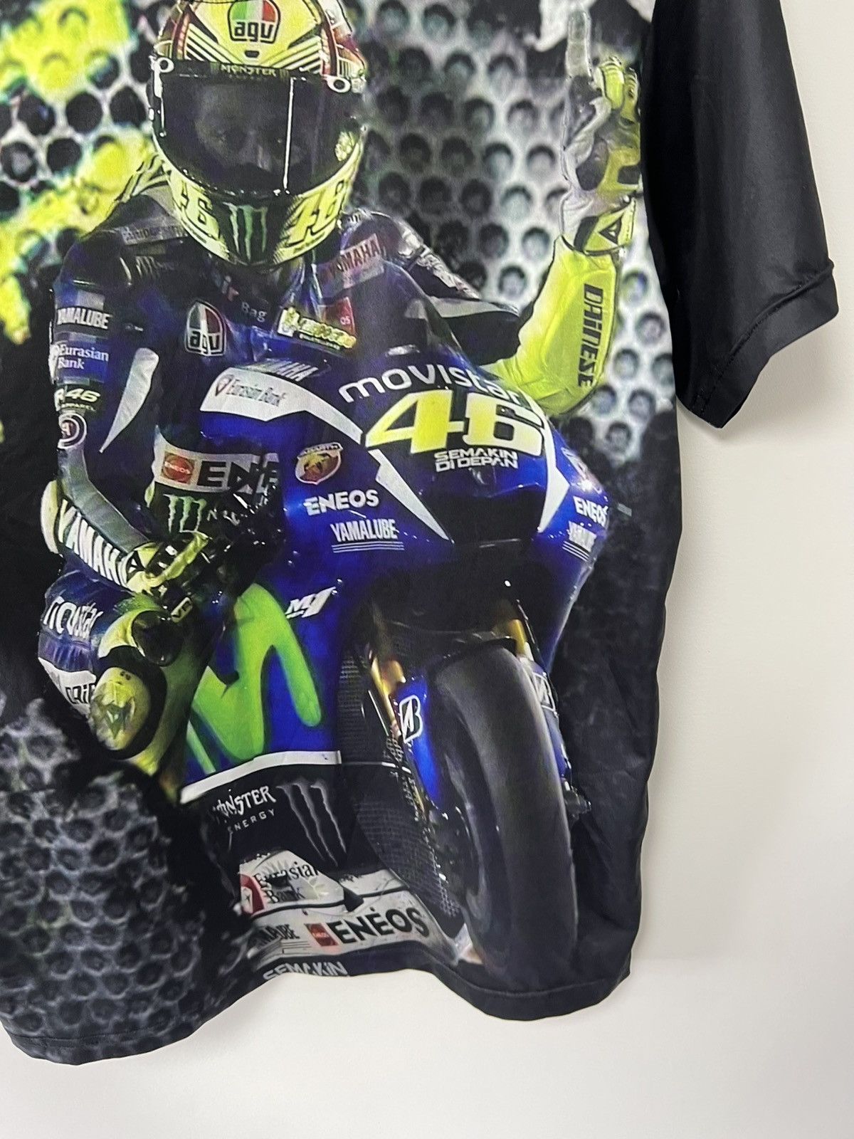 Vintage Valentino Rossi Racing VR46 Jersey Yamaha Motorcycle sz M Size US M / EU 48-50 / 2 - 8 Thumbnail