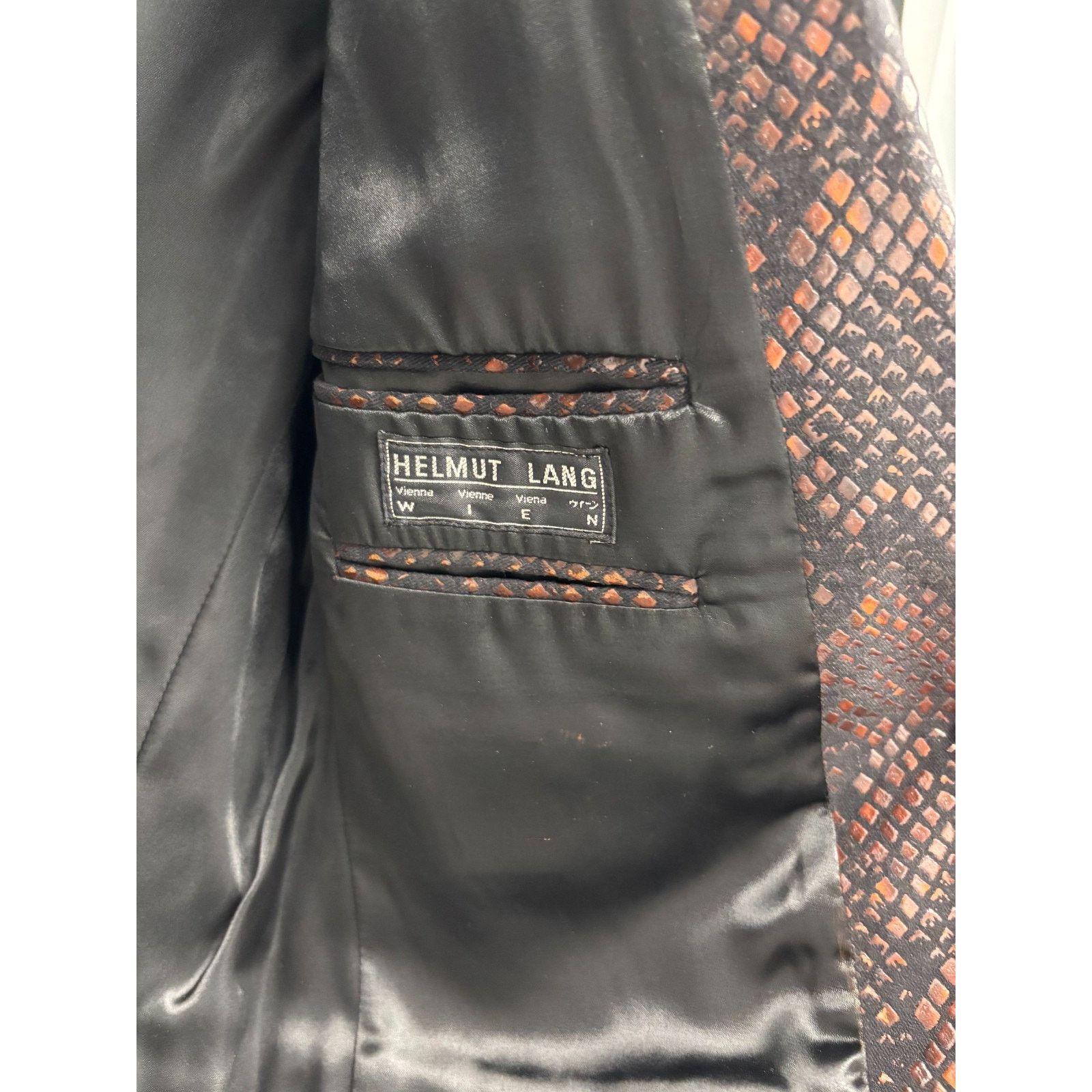 Helmut Lang Helmut Lang Snake Print Blazer Size 48 / US Medium 1990s Size 38R - 6 Thumbnail