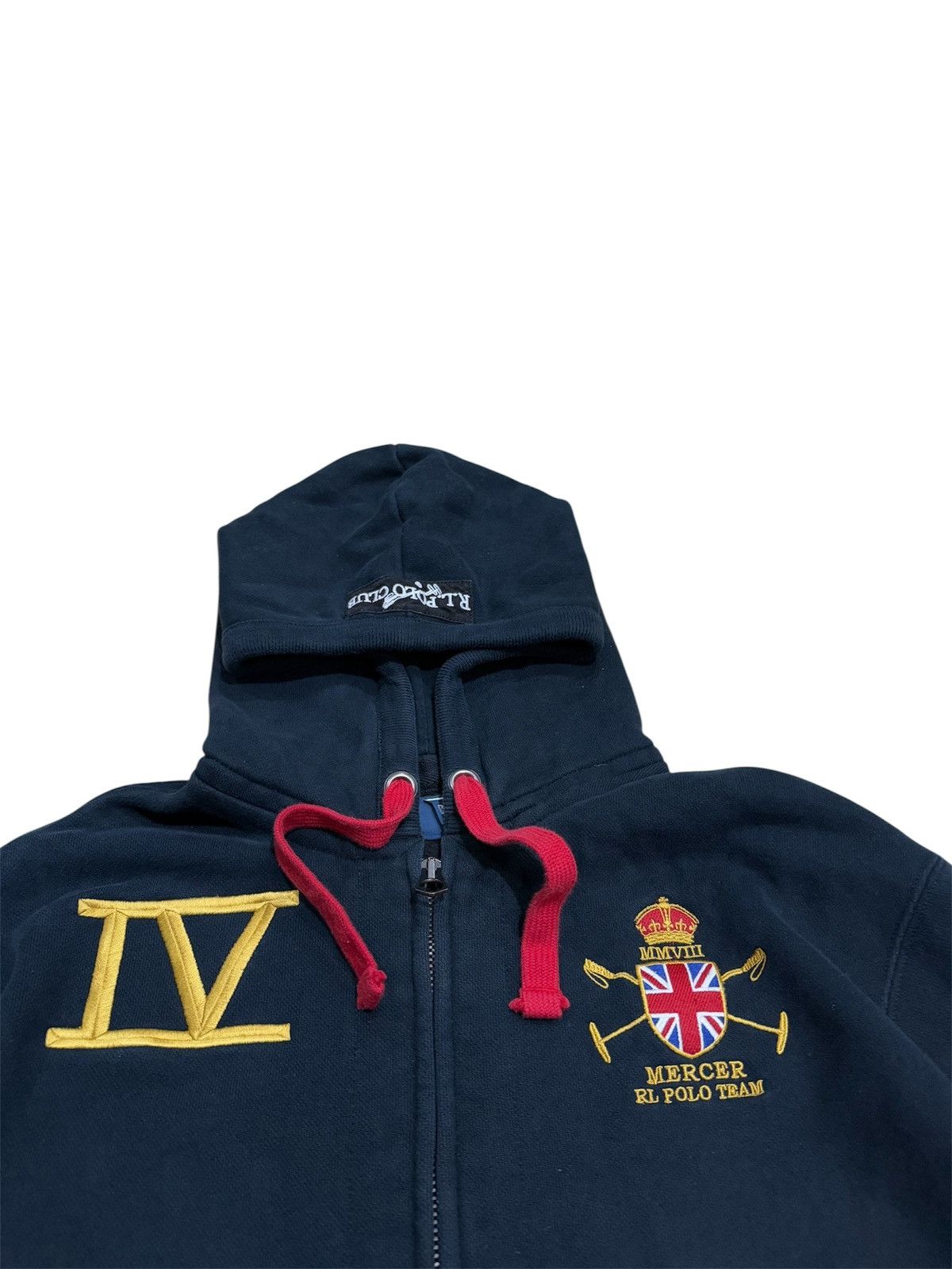 Polo Ralph Lauren VINTAGE MERCER POLO RALPH LAUREN ZIPPER HOODIE Size US XL / EU 56 / 4 - 4 Thumbnail