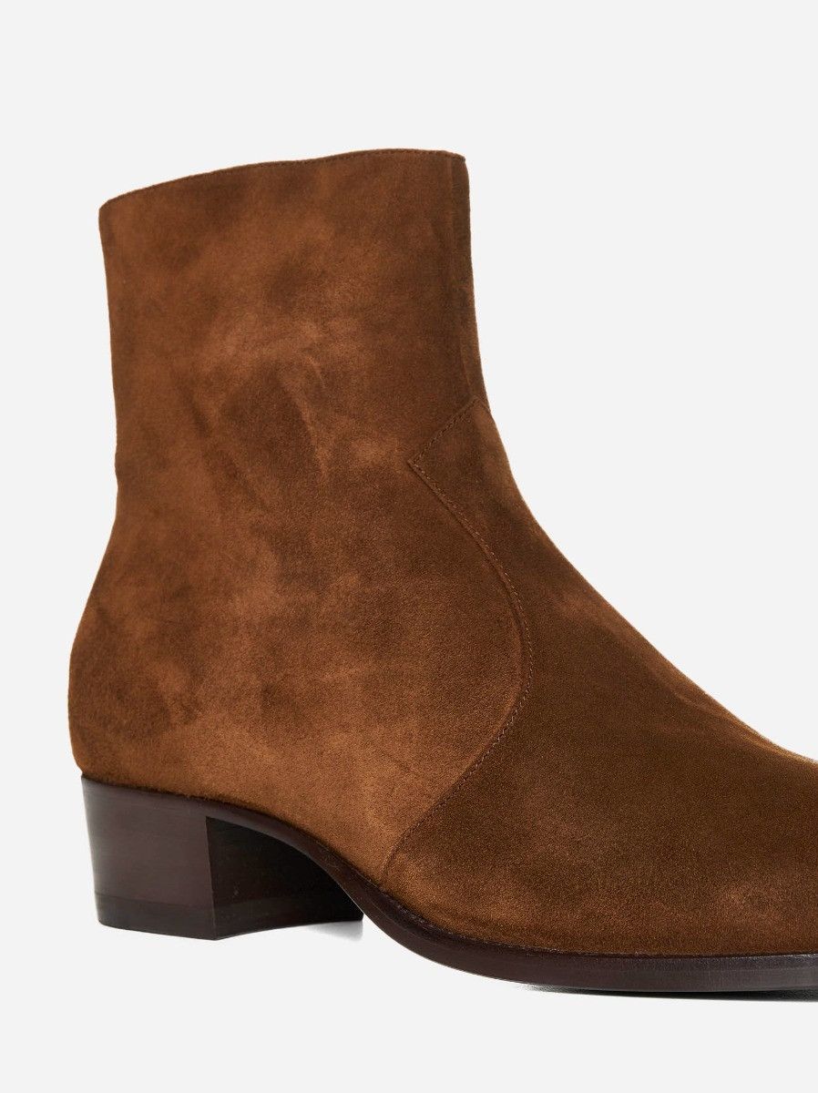 Saint Laurent Paris o1bcso1str0125 Boots in Brown Size US 7 / EU 40 - 2 Thumbnail