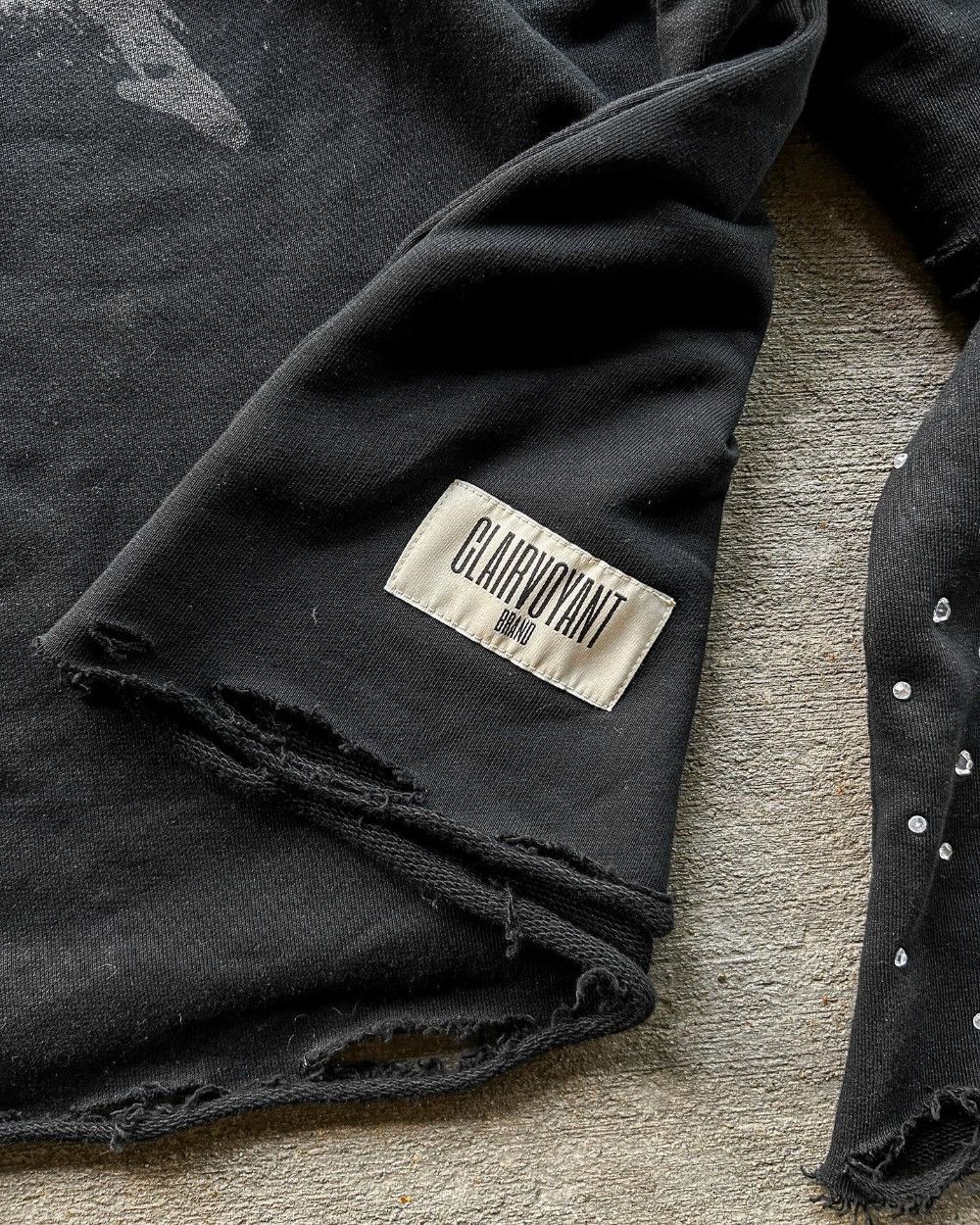 Japanese Brand × Vintage Hip Hop Goth Letter Pattern Double Layer Long Sleeve Size US XXL / EU 58 / 5 - 5 Thumbnail