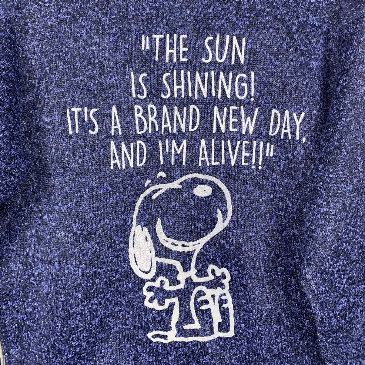 Peanuts Peanuts Snoopy Blue Crewneck Sweatshirt Size US L / EU 52-54 / 3 - 10 Thumbnail