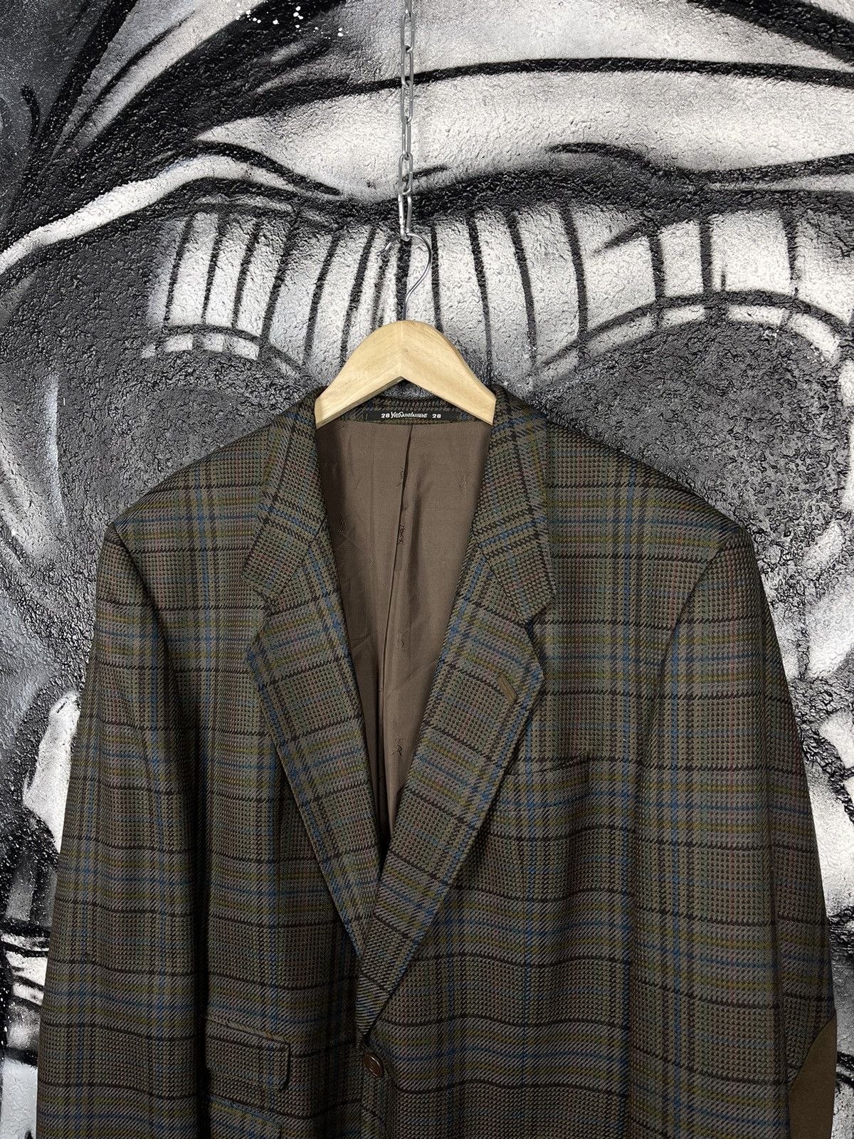 Vintage × Yves Saint Laurent Vintage Yves Saint Laurent Diffusion Home Blazer Jacket Size 46R - 3 Thumbnail