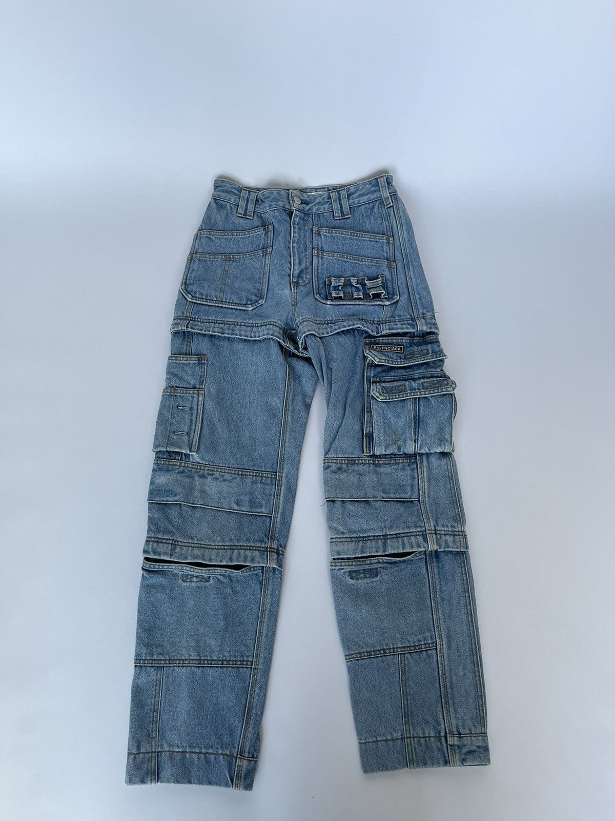 Balenciaga SS18 CONVERTIBLE ZIPPER DENIM | Grailed