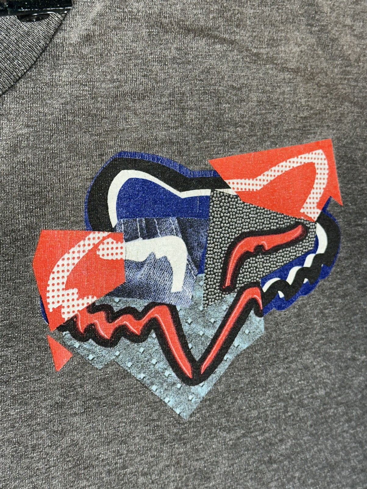 Fox Racing Fox Racing Gray Tshirt Breakout Fox Design Size US XXL / EU 58 / 5 - 6 Thumbnail