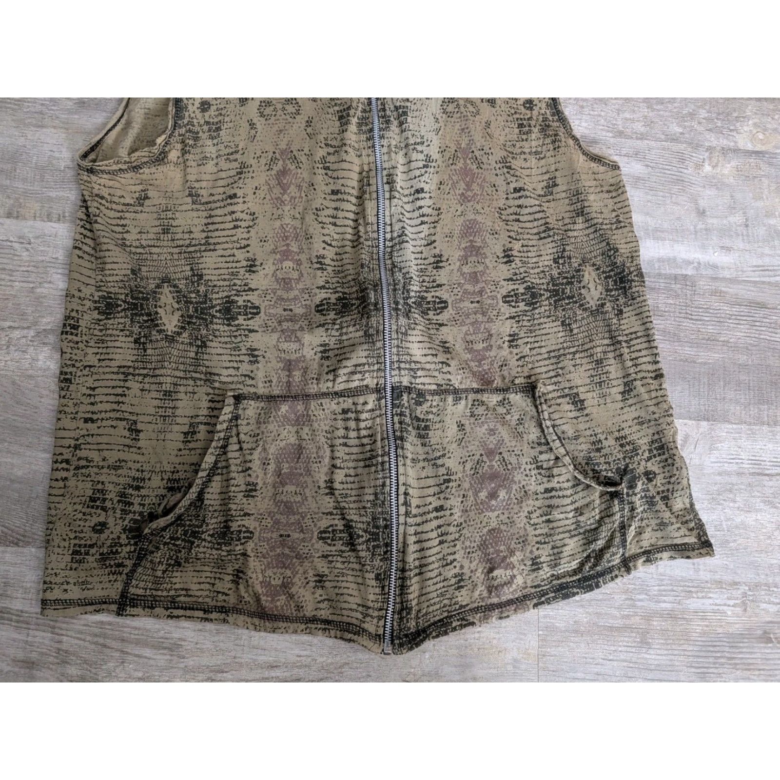 Vintage Festival Ratredz Full Zip Hood Sleeveless Shirt XL Mens Tribal Size US XL / EU 56 / 4 - 2 Thumbnail