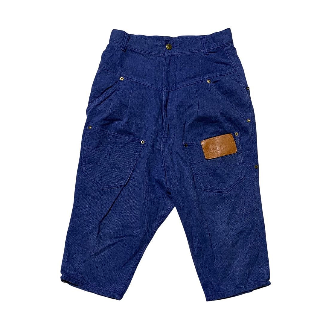 mercibeaucoup Mercibeaucoup issey miyake denim 3/4 pant Size 28" / US 6 / IT 42 - 1 Thumbnail