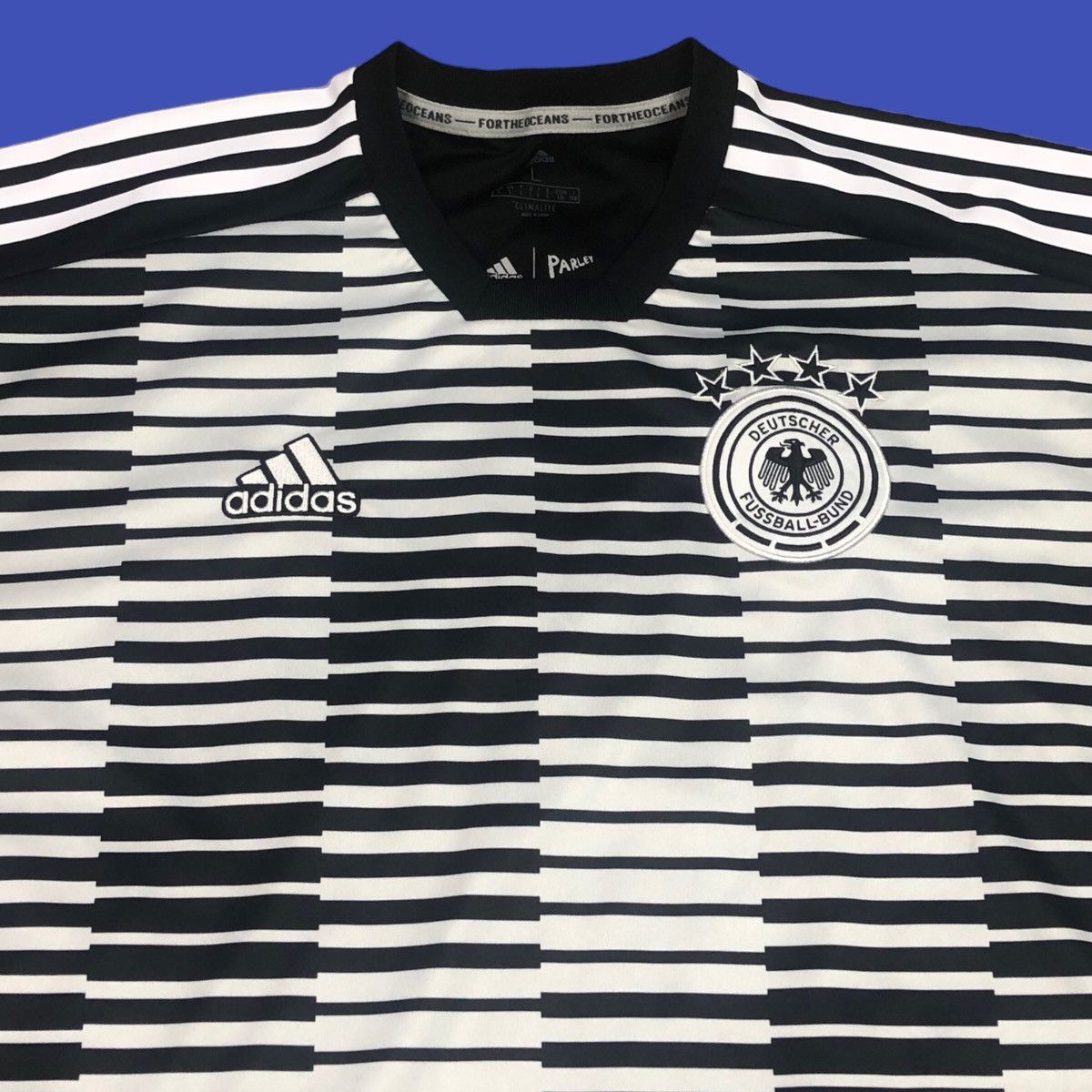 Adidas Adidas Parley 2018-2019 Germany Soccer Jersey Adult Large Size US L / EU 52-54 / 3 - 2 Thumbnail
