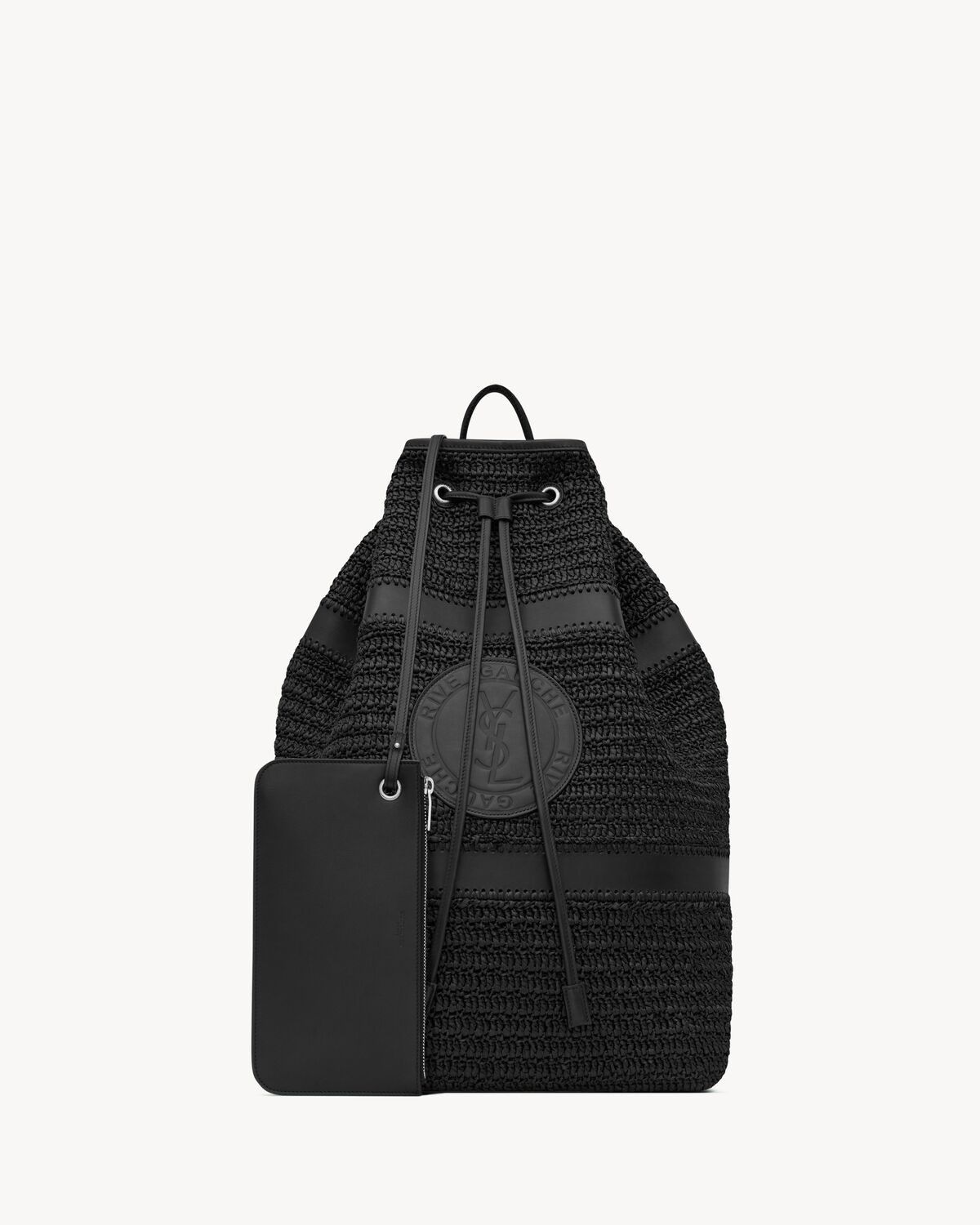 Saint Laurent Paris o1bcso1str1225 Size: OS/Rive Gauche Sling Bag in Black Size ONE SIZE - 2 Thumbnail
