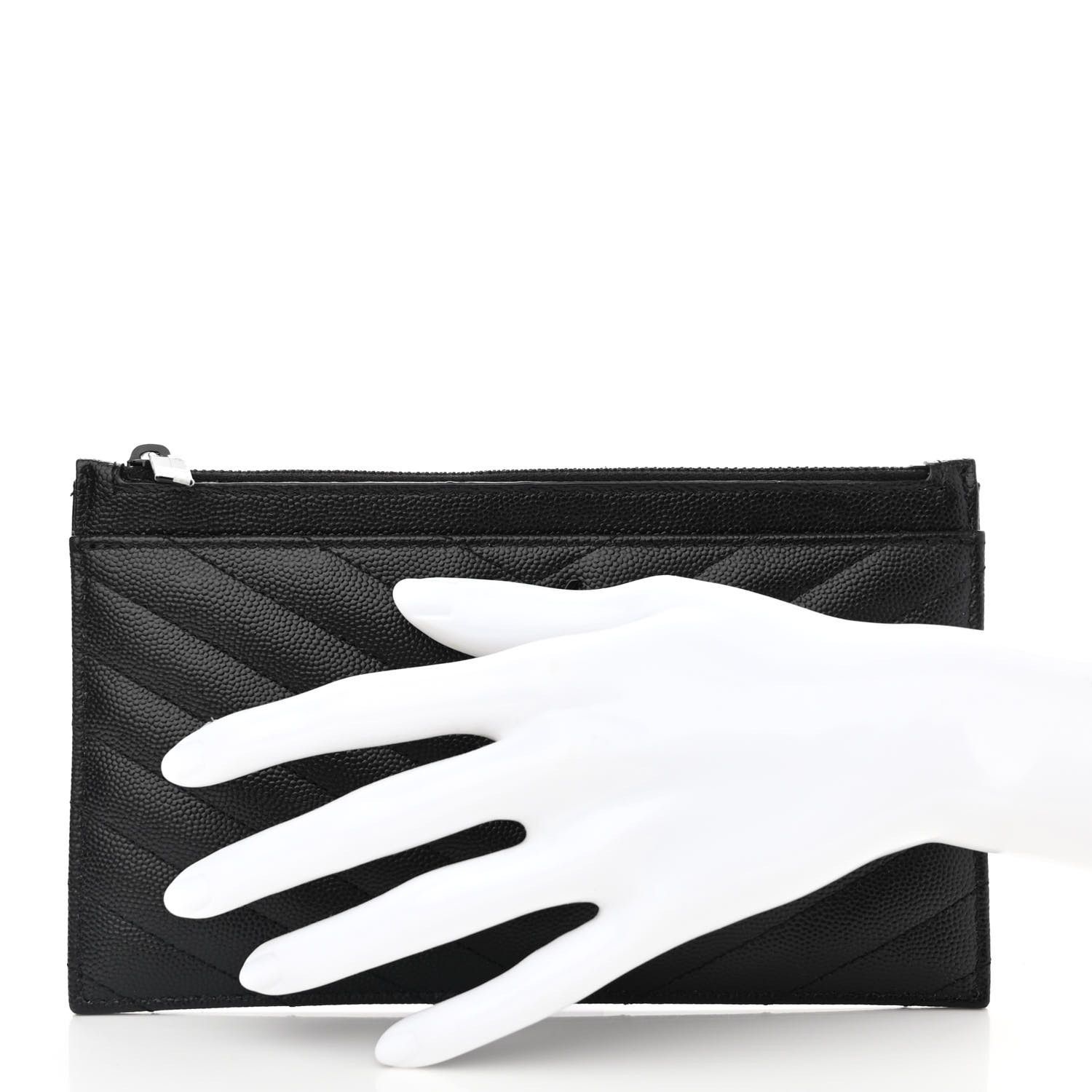 Saint Laurent Paris o1b1hav110225 Size: OS / Cassandre Matelasse Zipped Pouch Size ONE SIZE - 2 Thumbnail