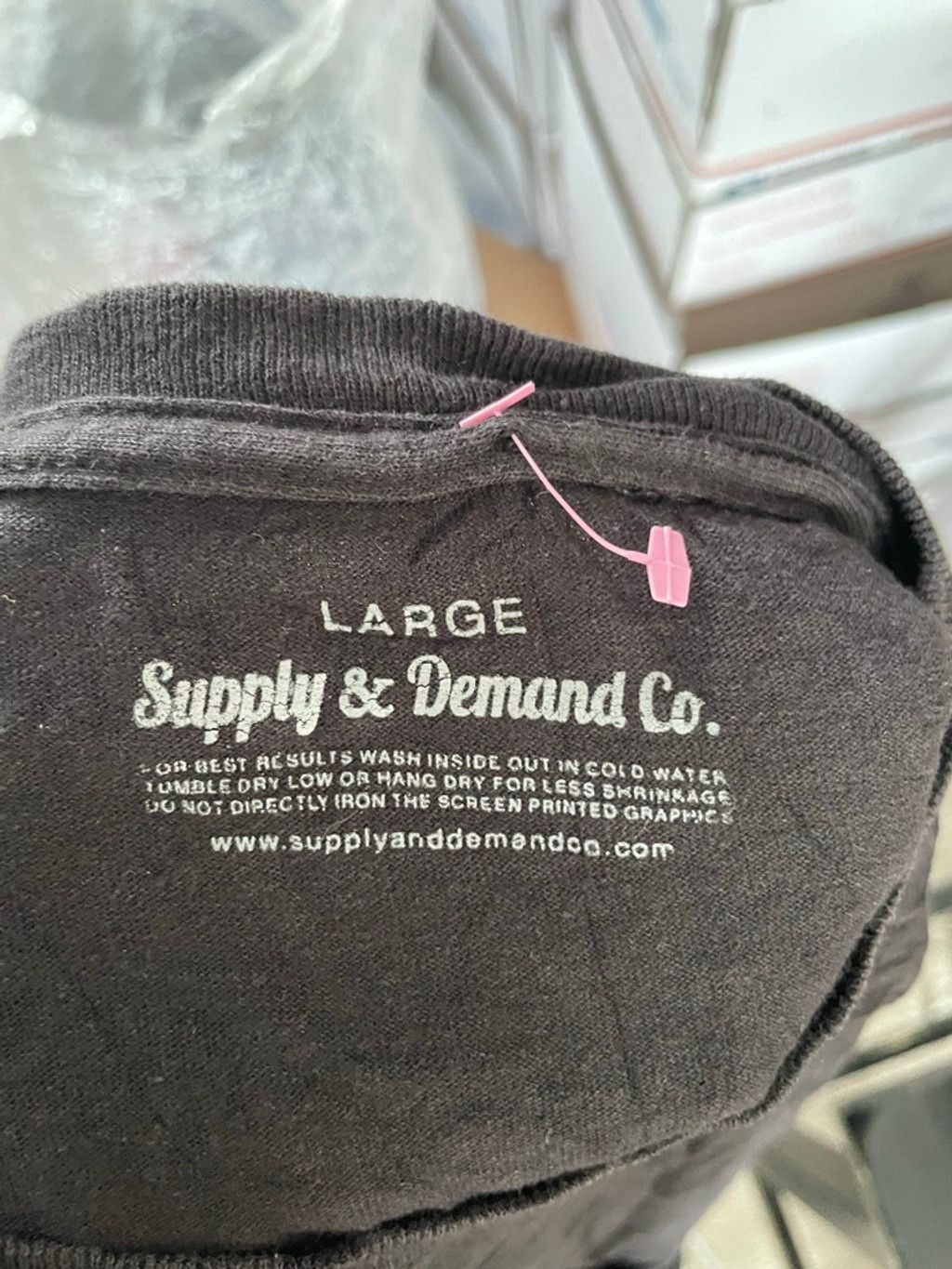 Supply & Demand Men's Supply & Demand Co. Black T-Shirt Size L Size US L / EU 52-54 / 3 - 3 Thumbnail
