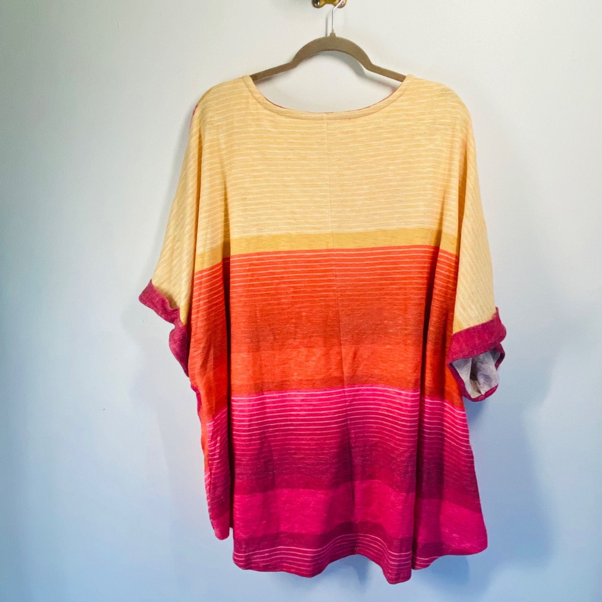 Other Chevron Print Plus Size Poncho Top 26/28 Size 4XL / US 24-26 - 7 Thumbnail