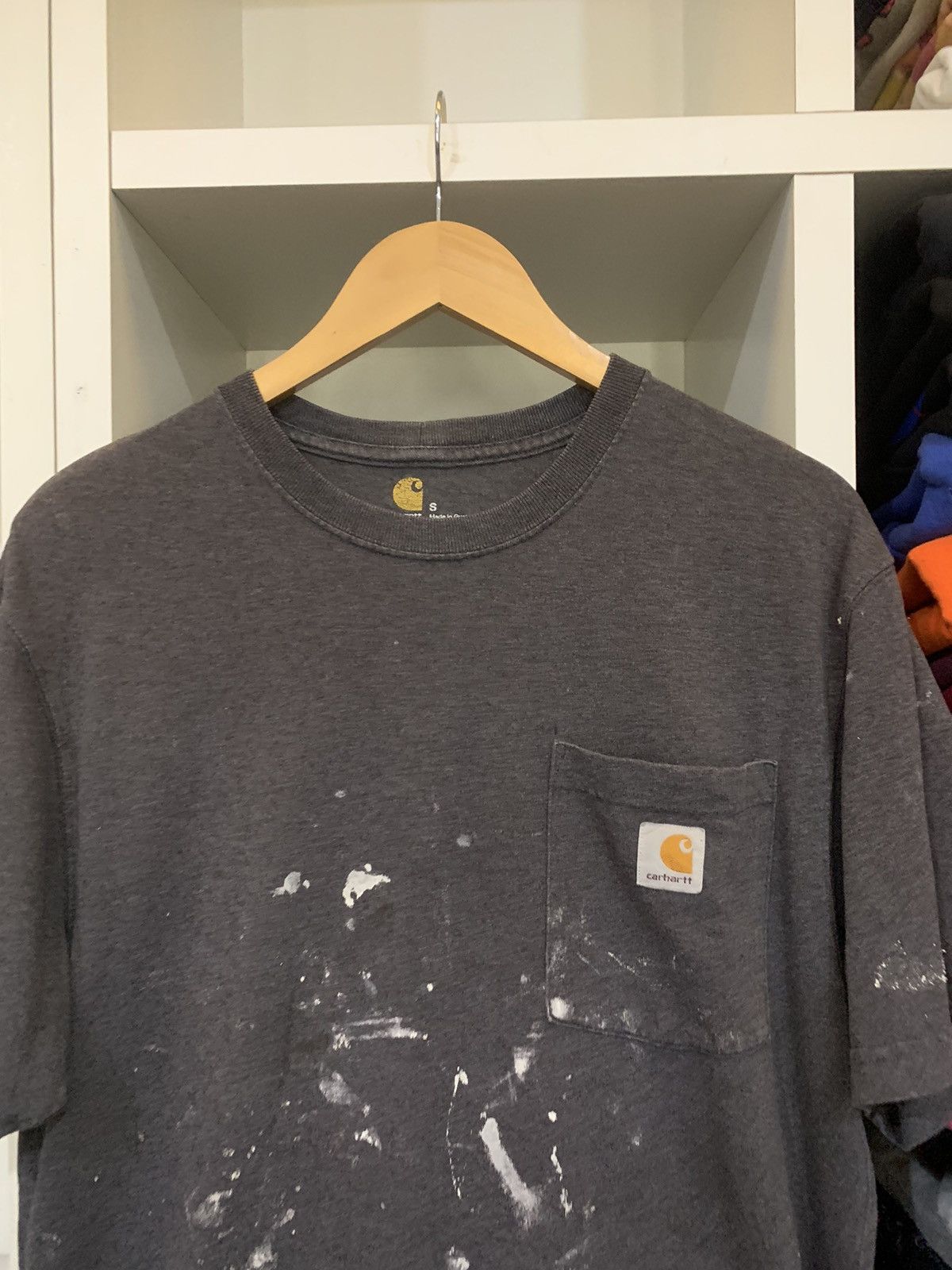 Carhartt × Vintage Vintage Carhartt Painting Custom Design Tee Size US S / EU 44-46 / 1 - 5 Thumbnail