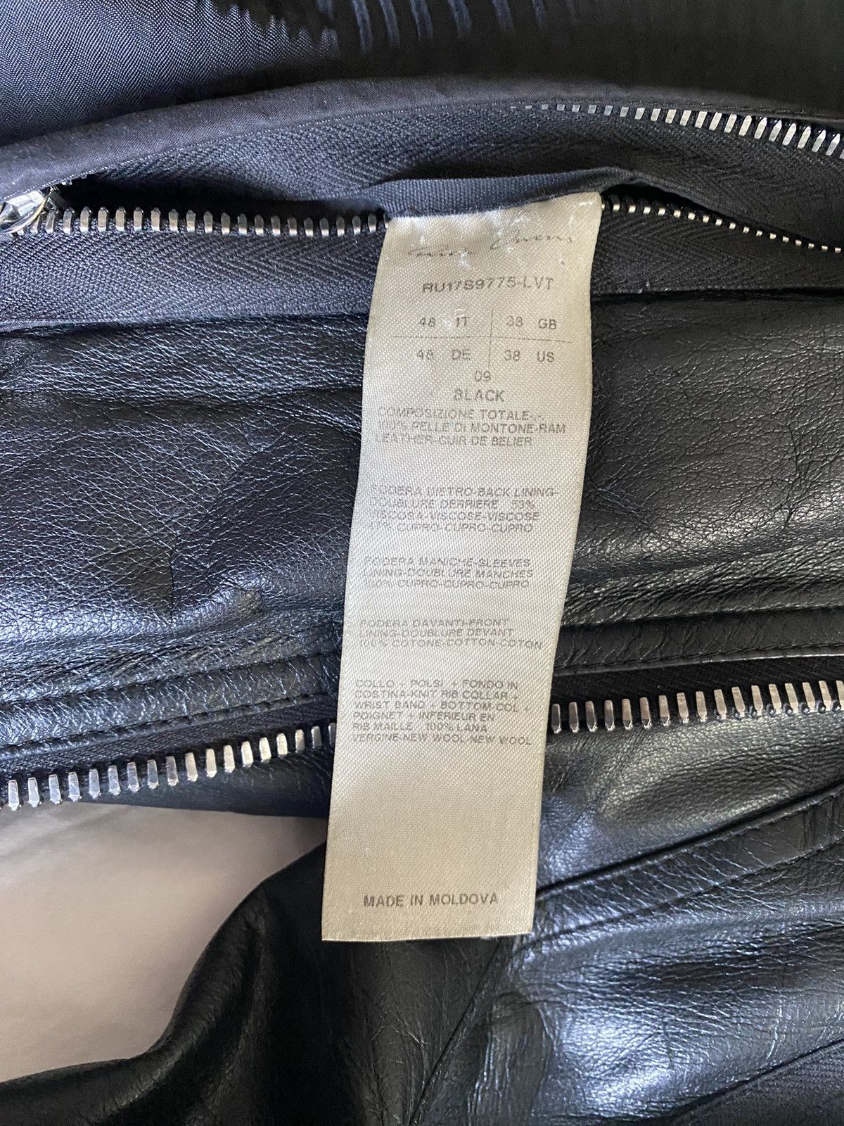 Rick Owens RICK OWENS EXOTIC LEATHER BOMBER Size US M / EU 48-50 / 2 - 4 Thumbnail