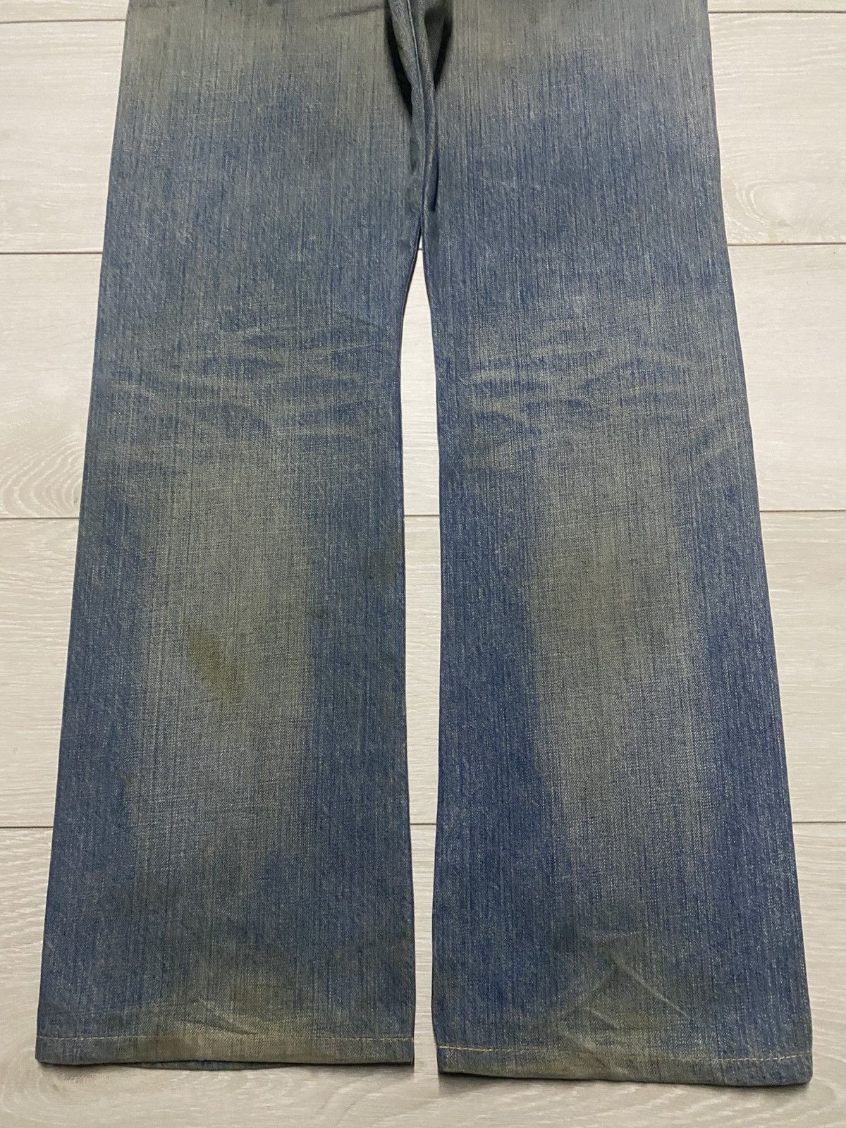 Levi's Vintage Levis Grunge Style Distressed Repair Loose Jeans Size US 32 / EU 48 - 6 Thumbnail