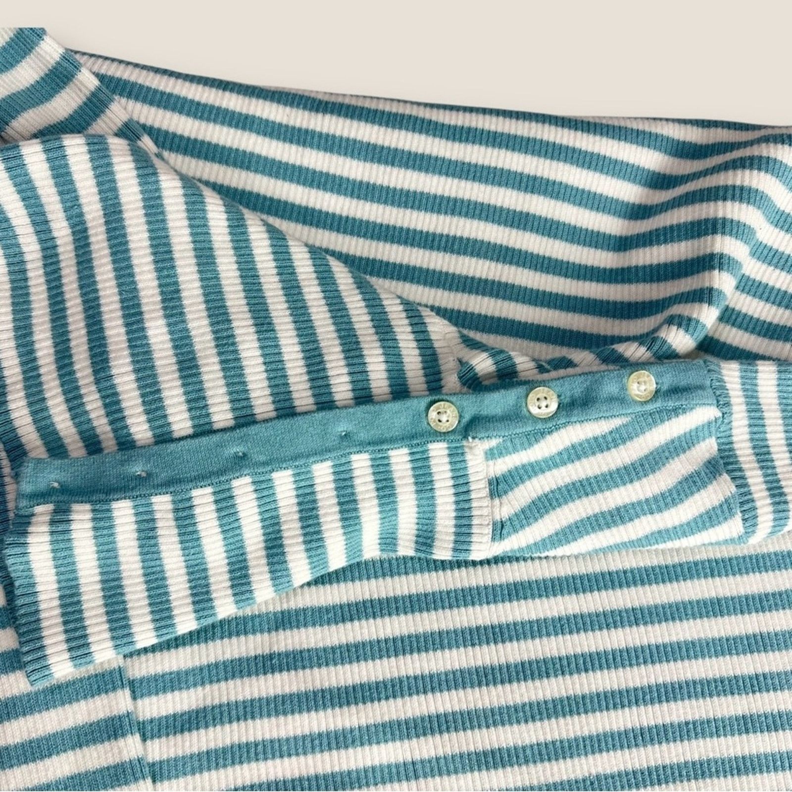 Polo Ralph Lauren Y2k Polo Jeans Ralph Lauren Blue White Striped Turtleneck XL Size XL / US 12-14 / IT 48-50 - 3 Thumbnail